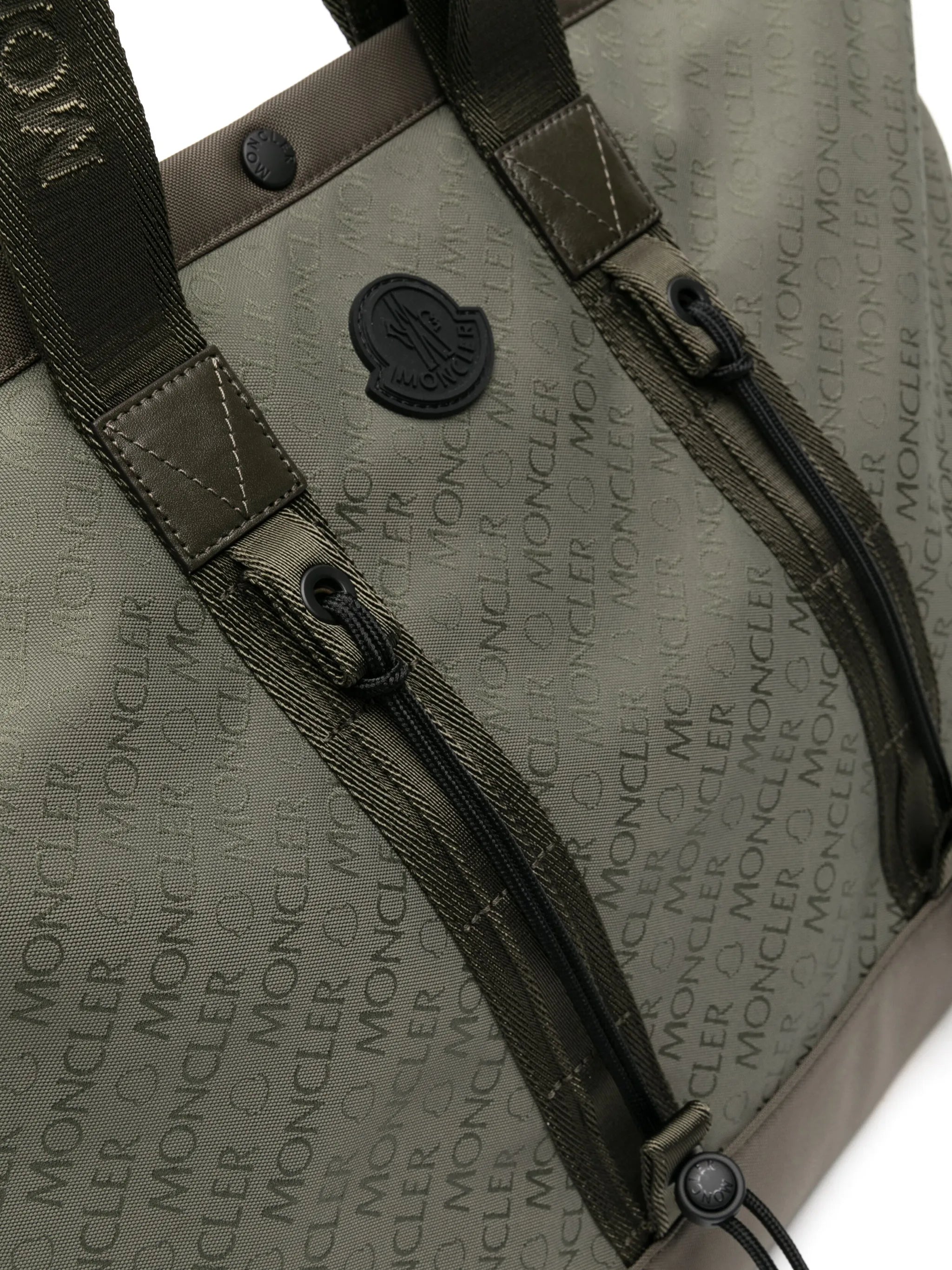 Tech jacquard tote bag
