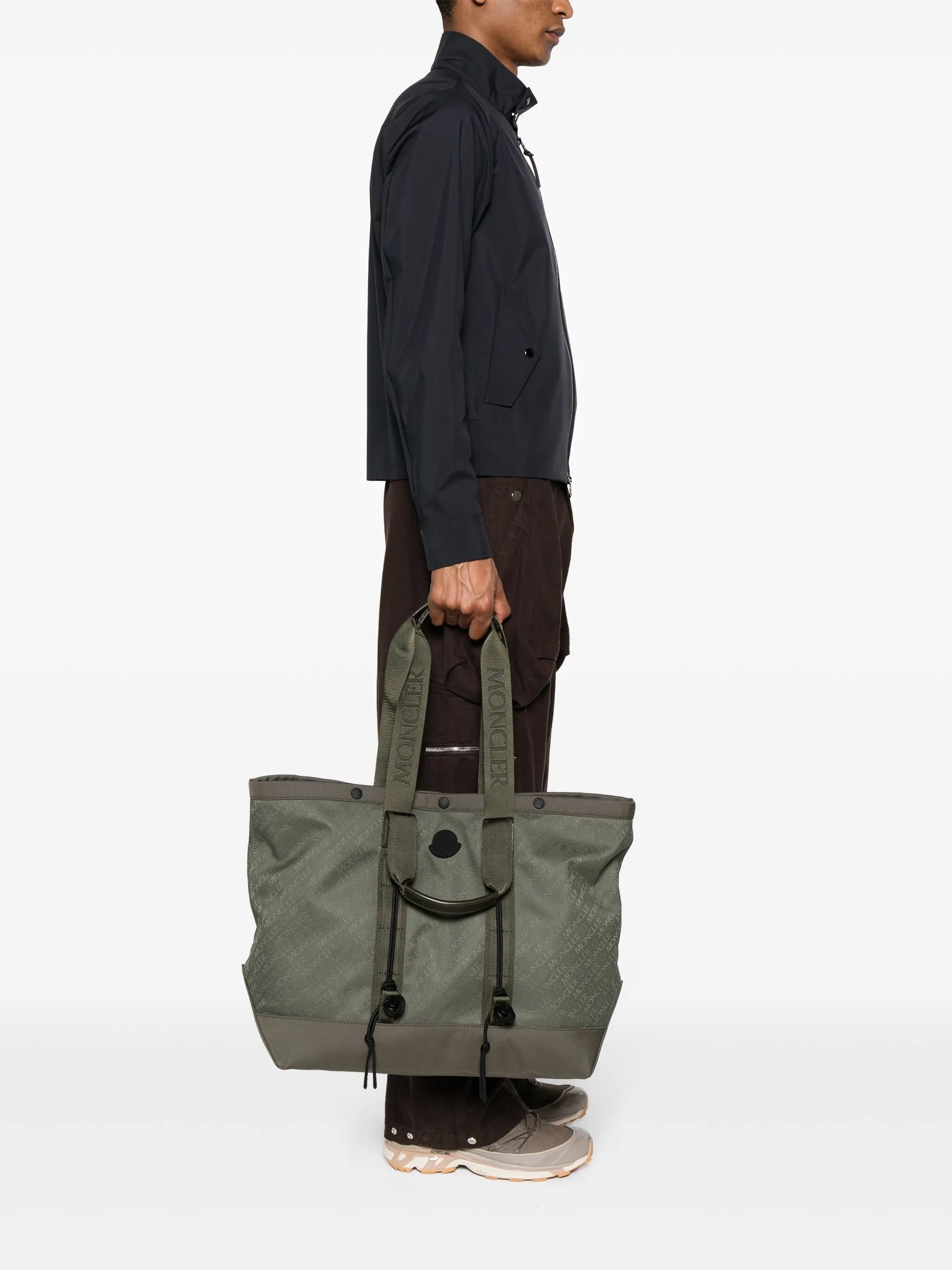 Tech jacquard tote bag