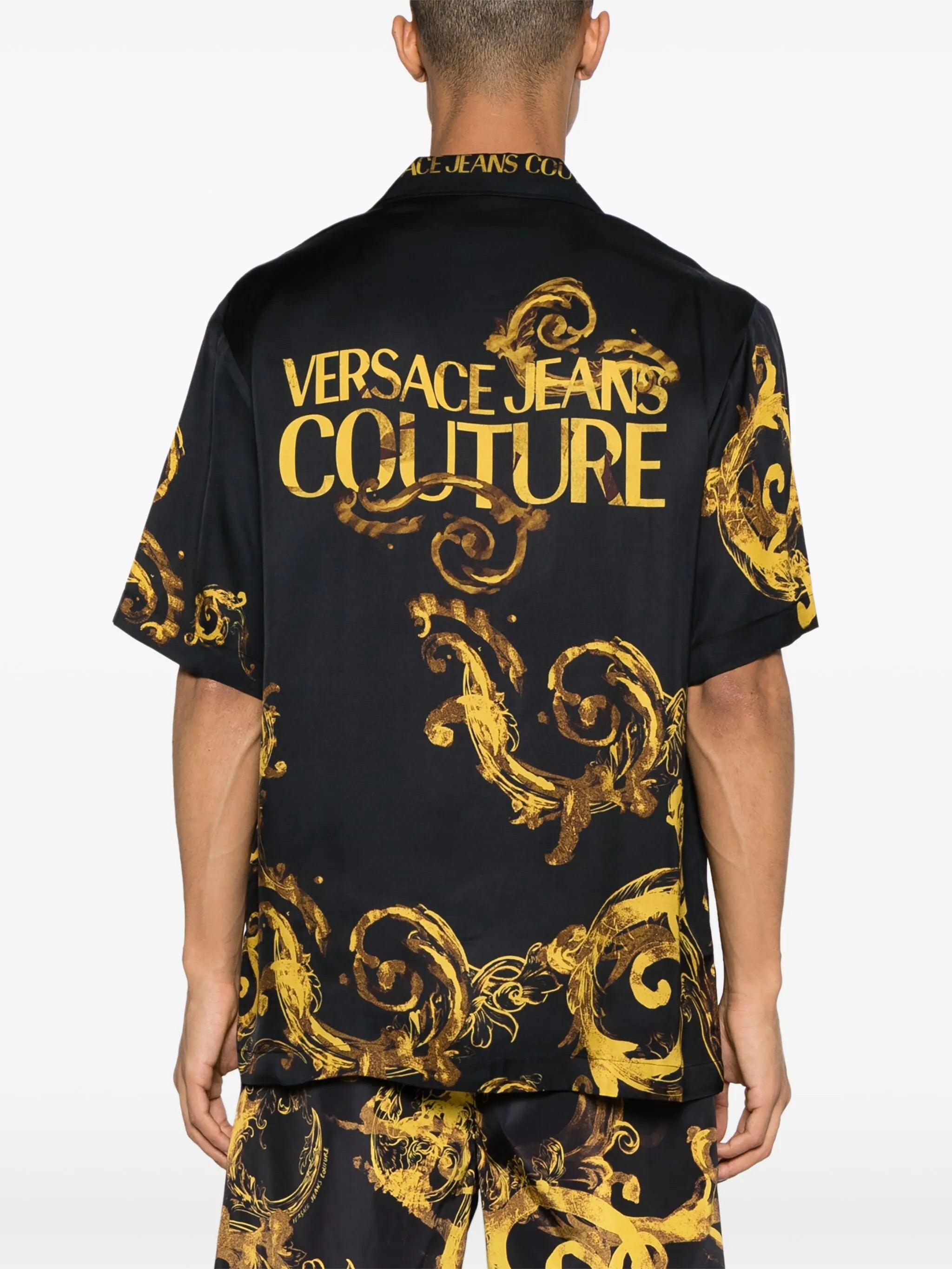 Baroccoflage-print short-sleeve shirt