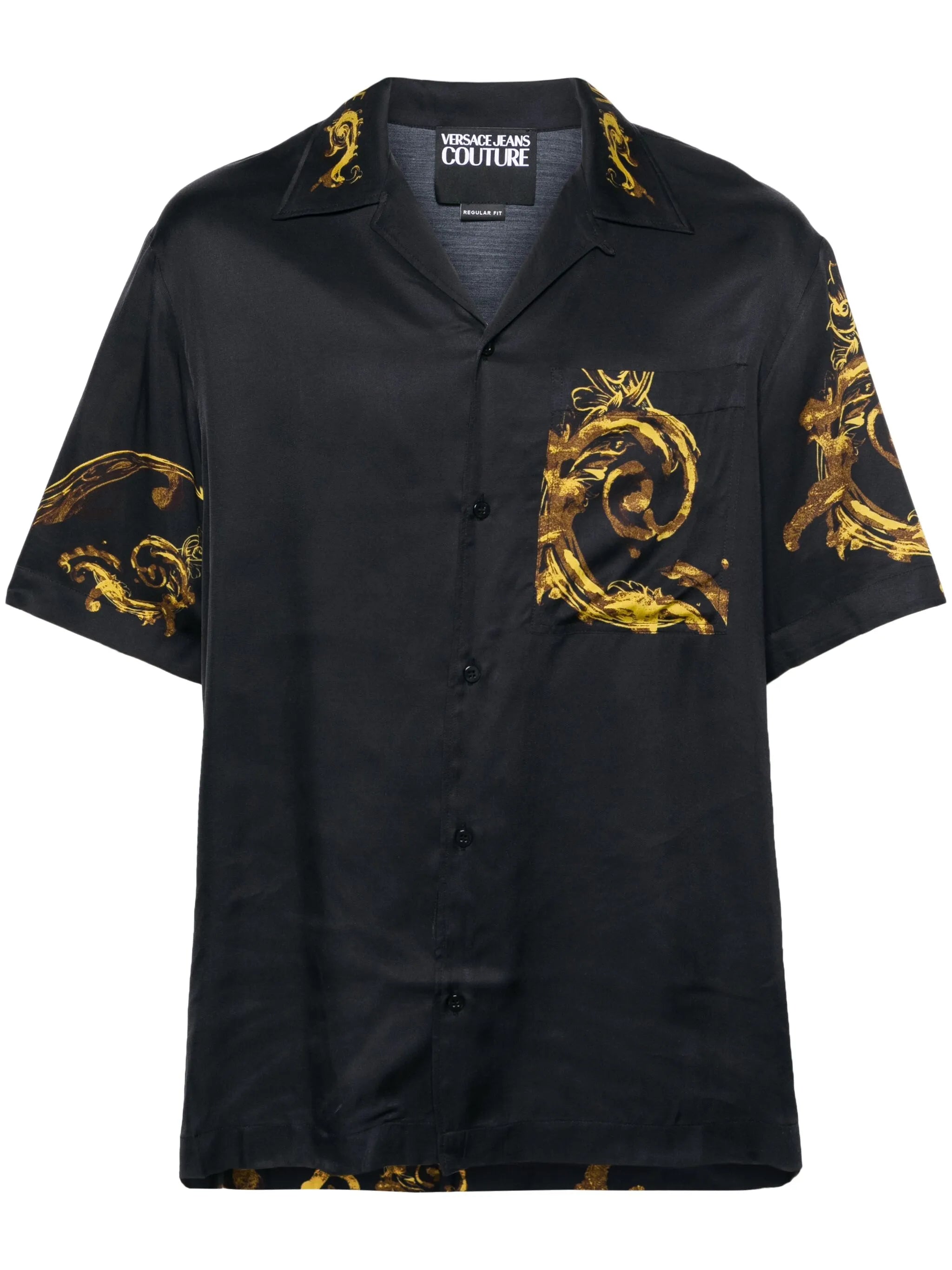 Baroccoflage-print short-sleeve shirt