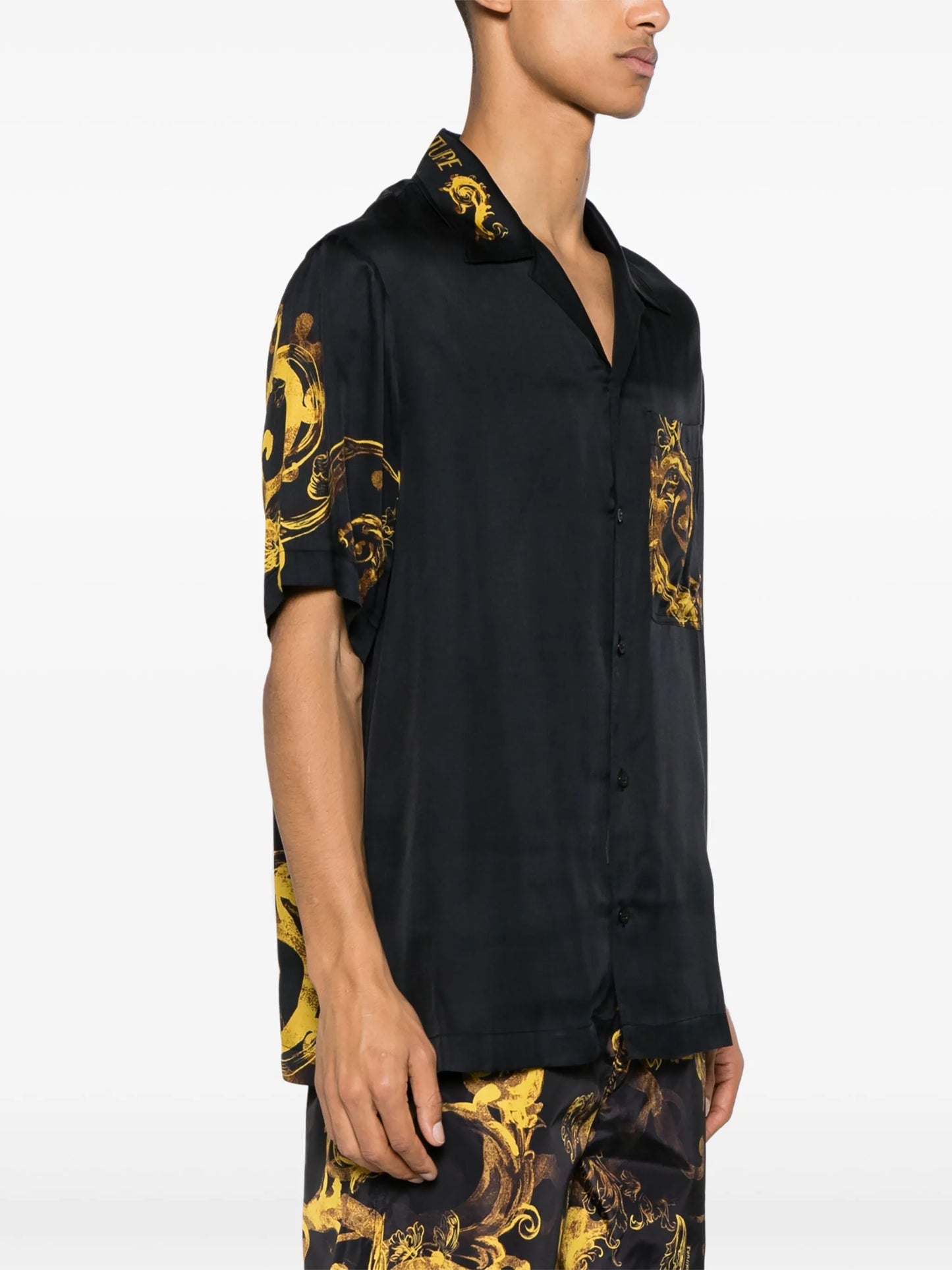 Baroccoflage-print short-sleeve shirt