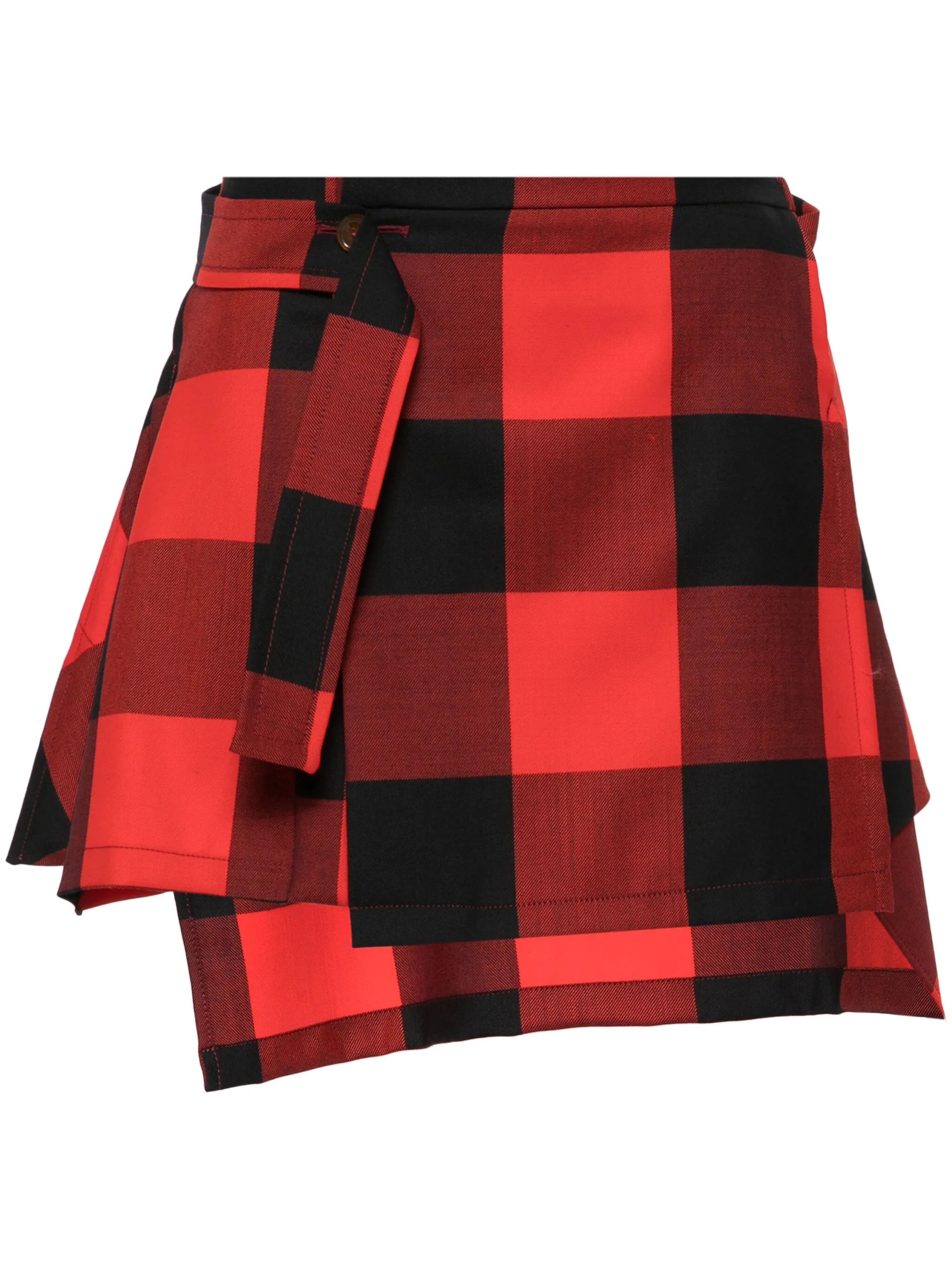 Meghan checked kilt skirt