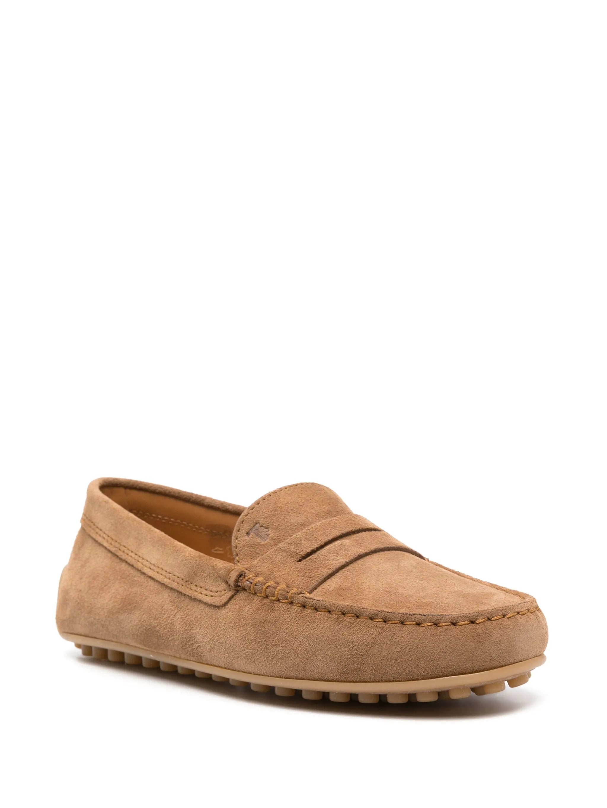 Gommino suede loafers