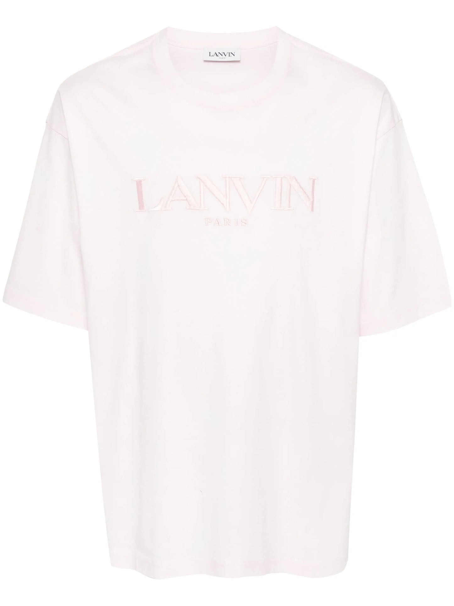 logo-embroidered cotton T-shirt