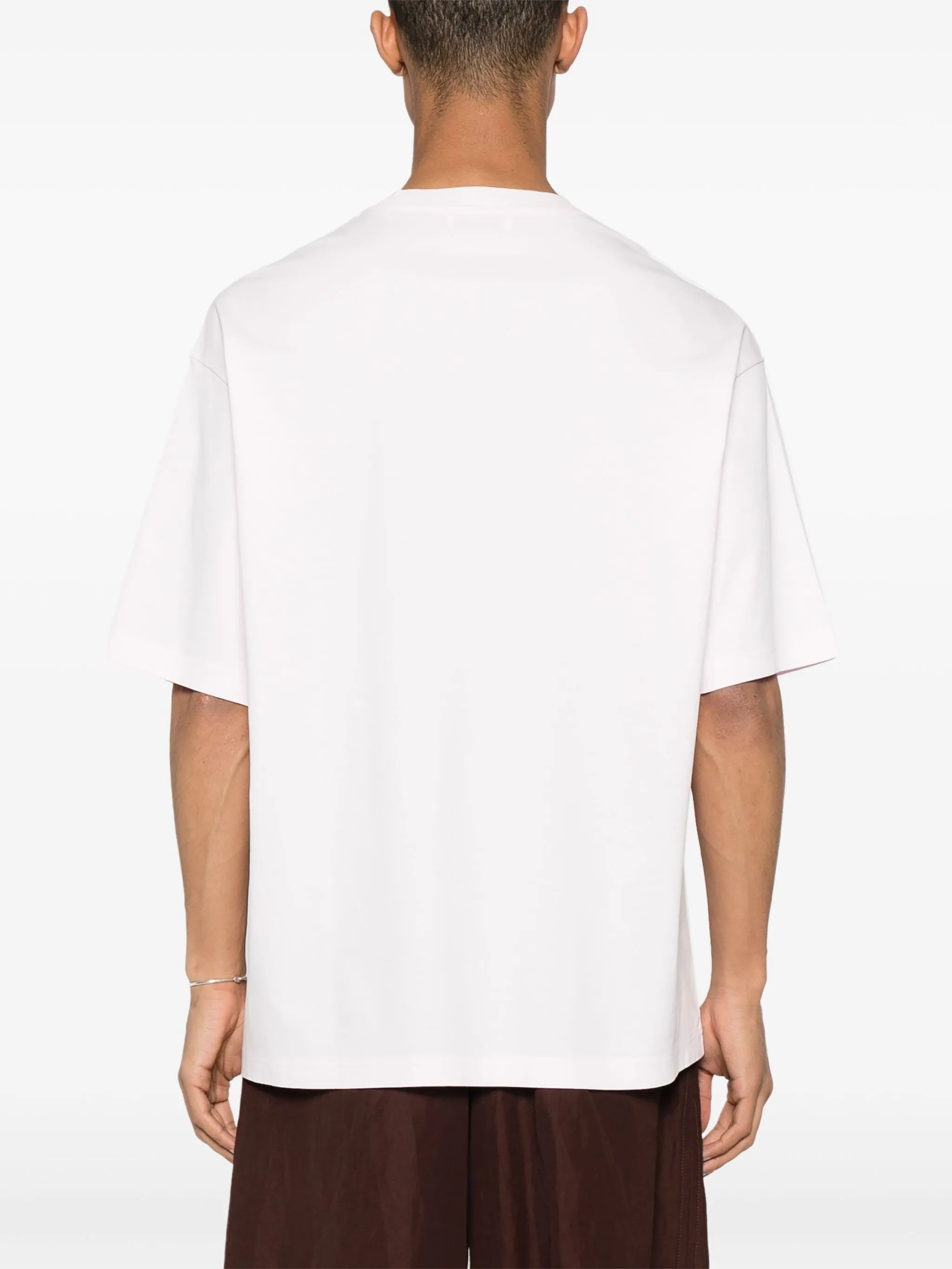 logo-embroidered cotton T-shirt