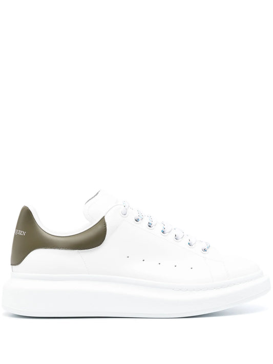Oversized leather sneakers