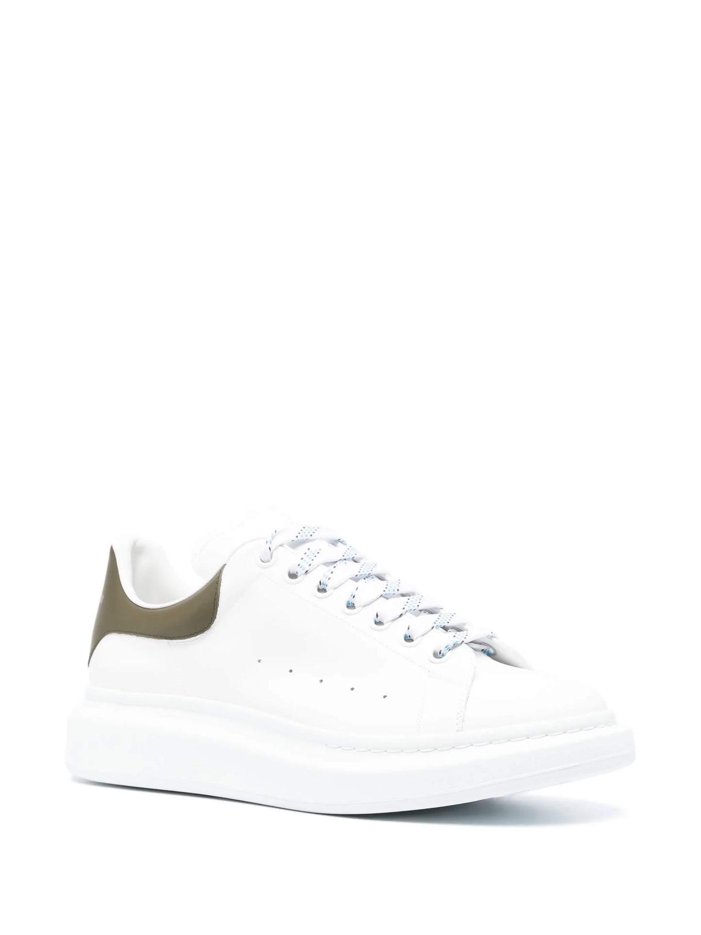 Oversized leather sneakers