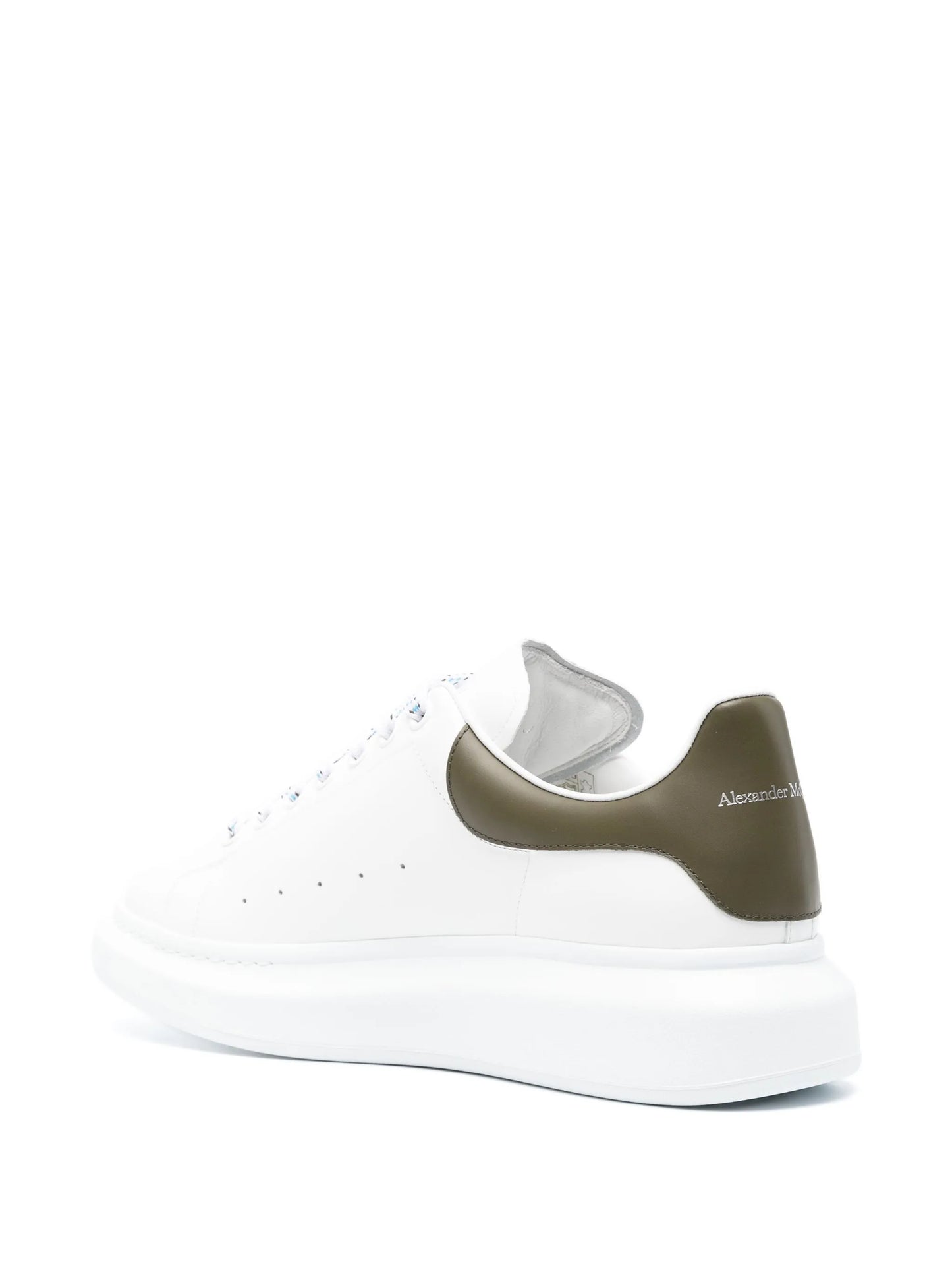 Oversized leather sneakers