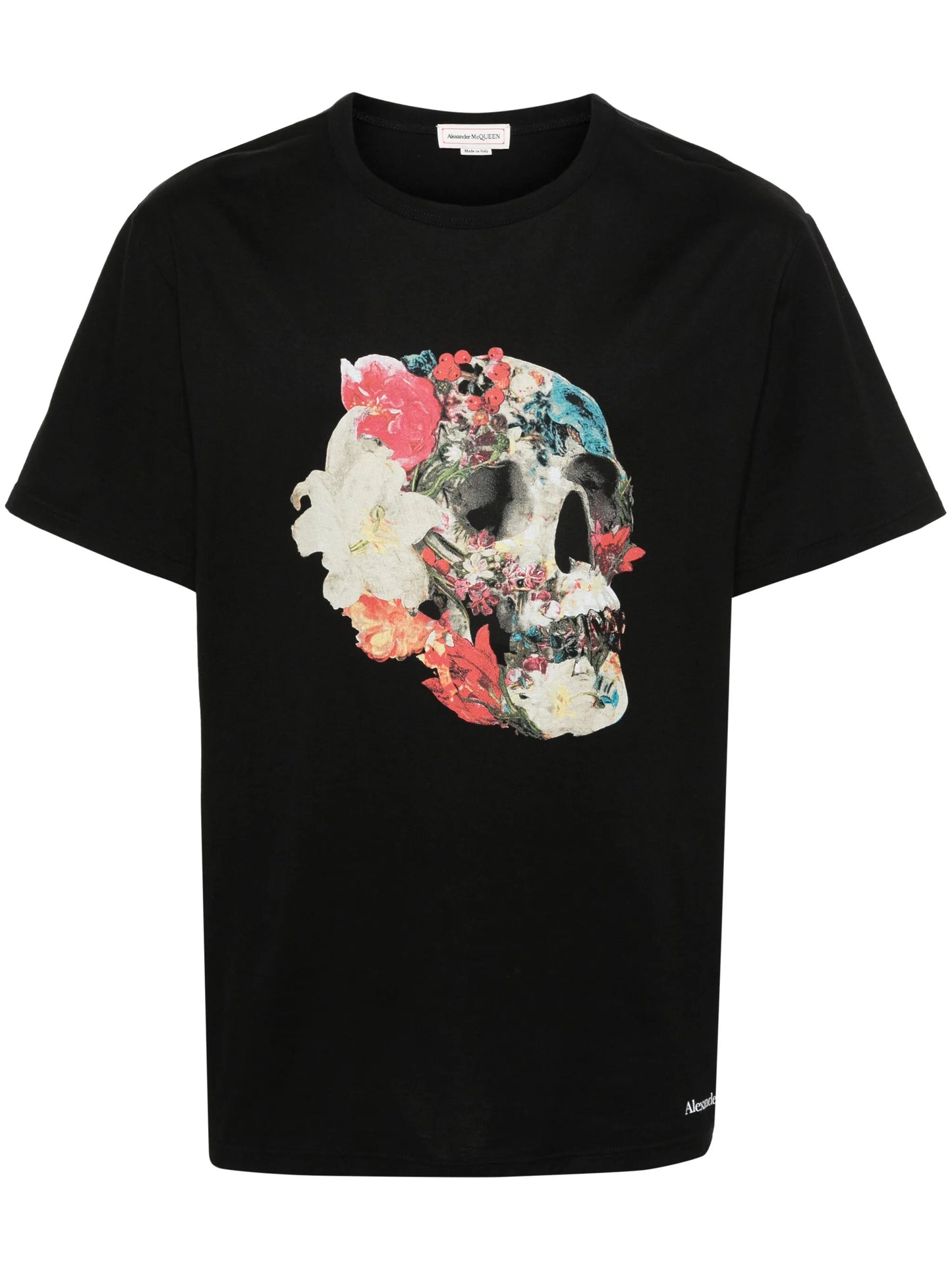 skull-print cotton T-shirt