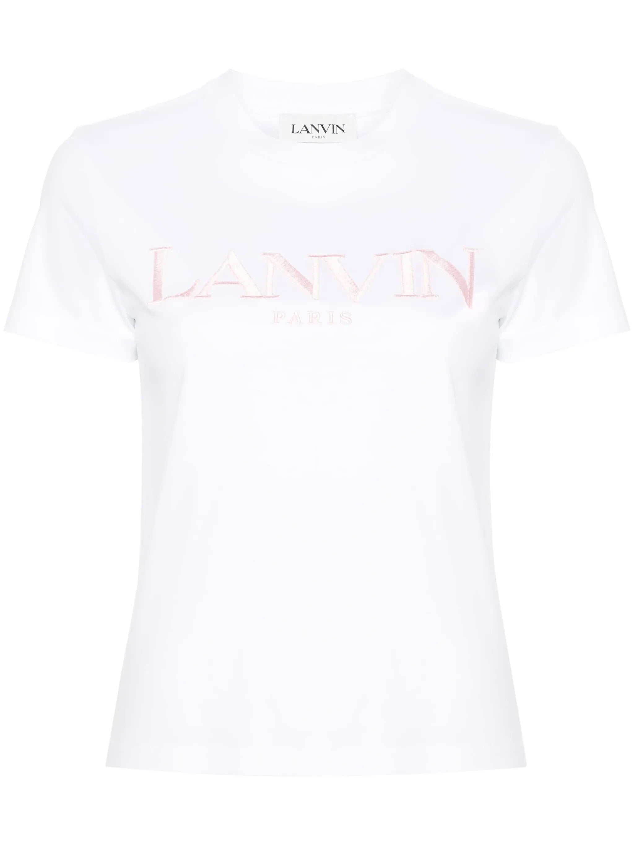 logo-embroidered cotton T-shirt