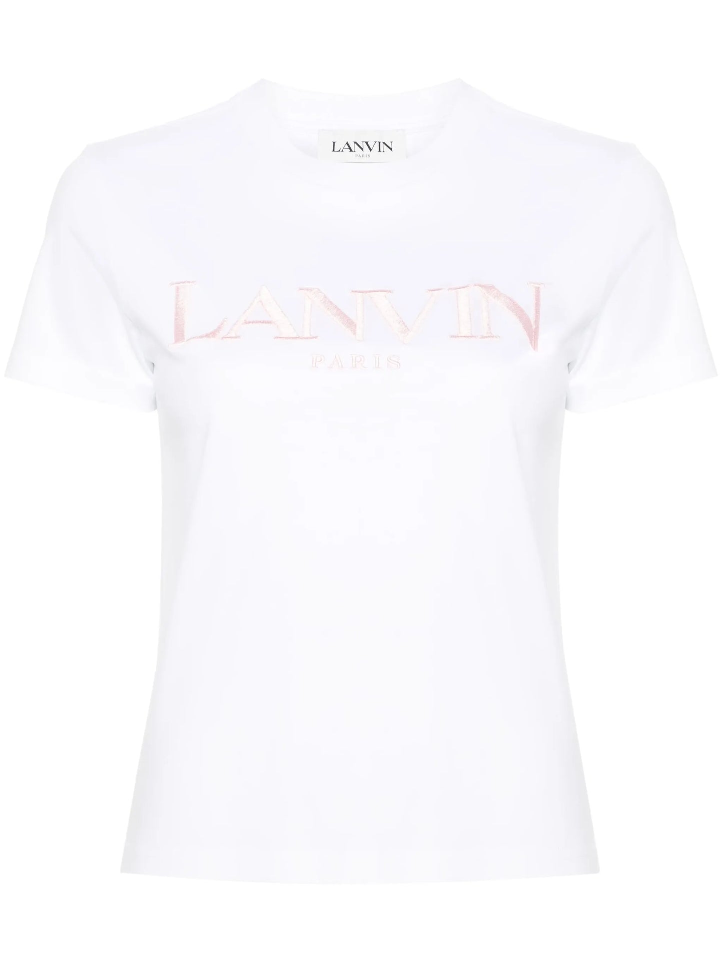 logo-embroidered cotton T-shirt