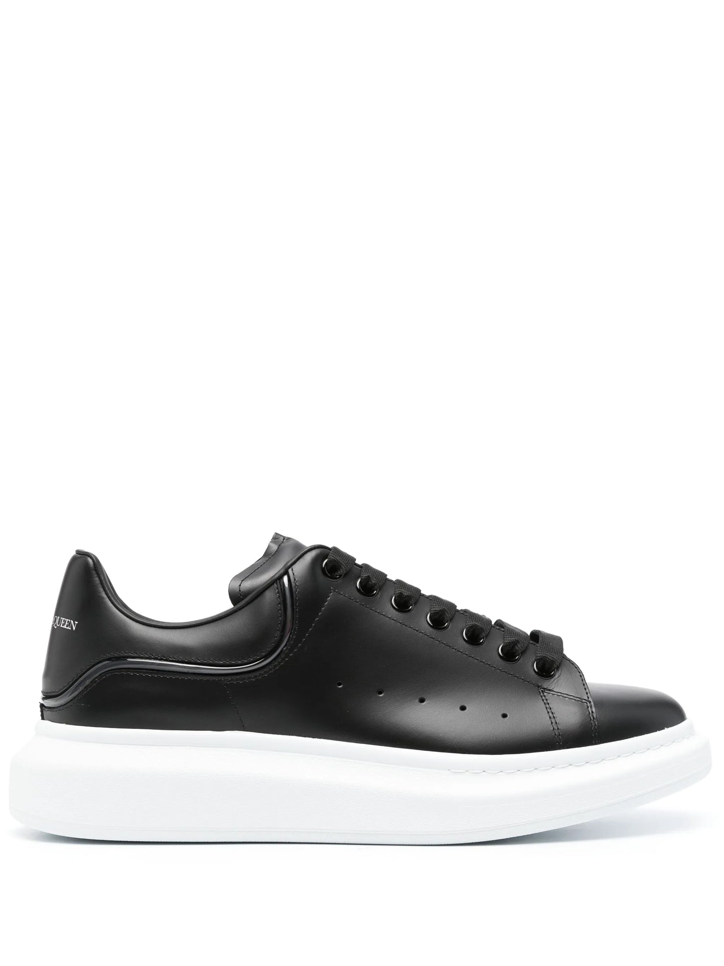 Oversized leather sneakers