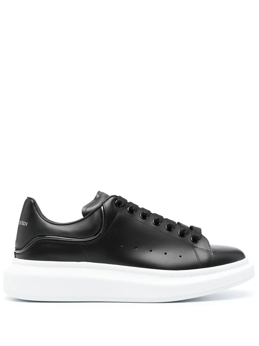 Oversized leather sneakers