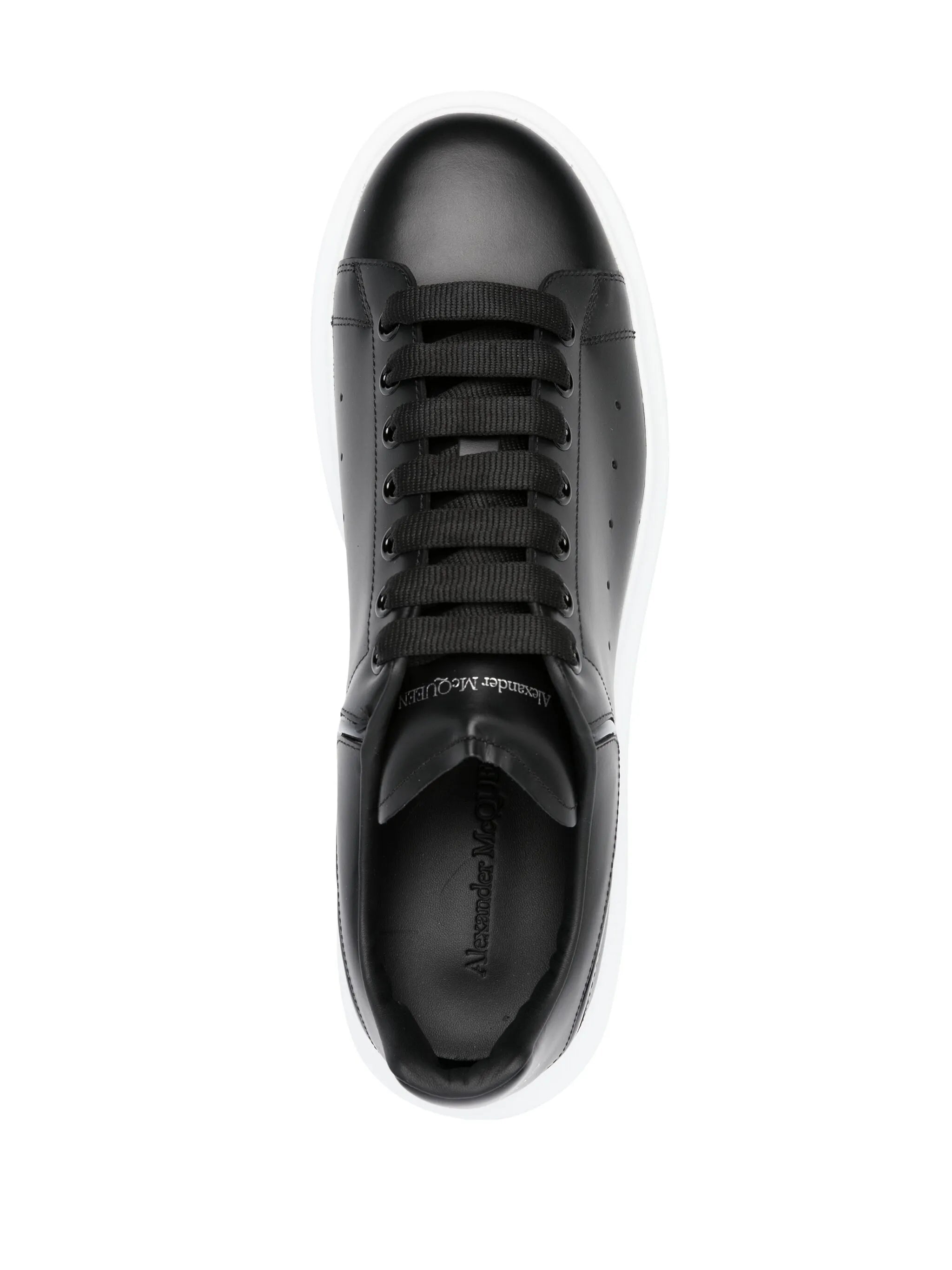 Oversized leather sneakers