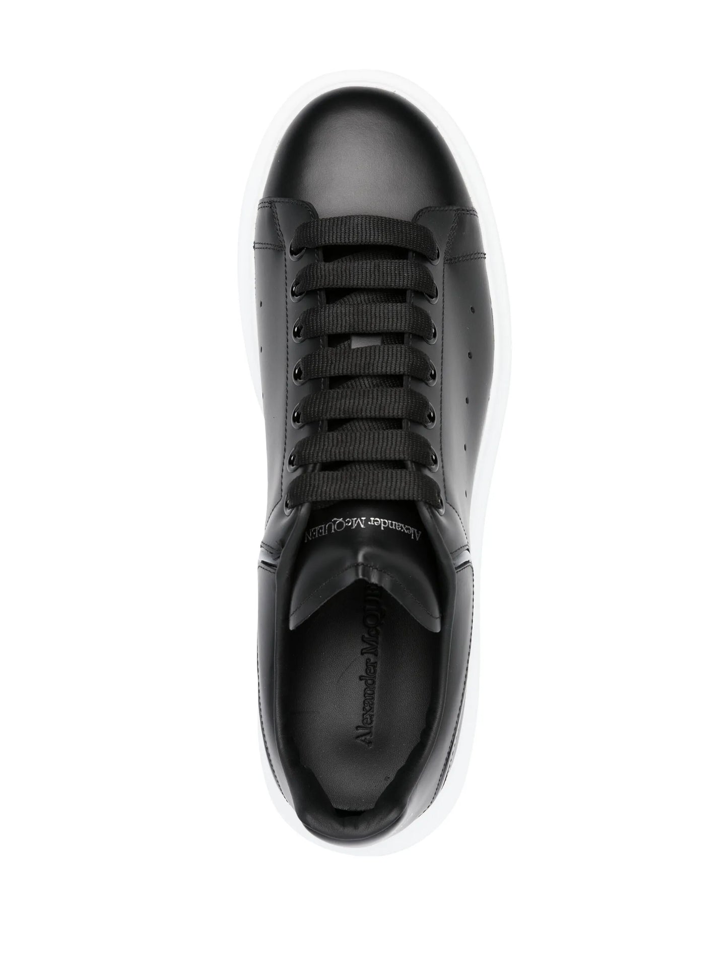 Oversized leather sneakers