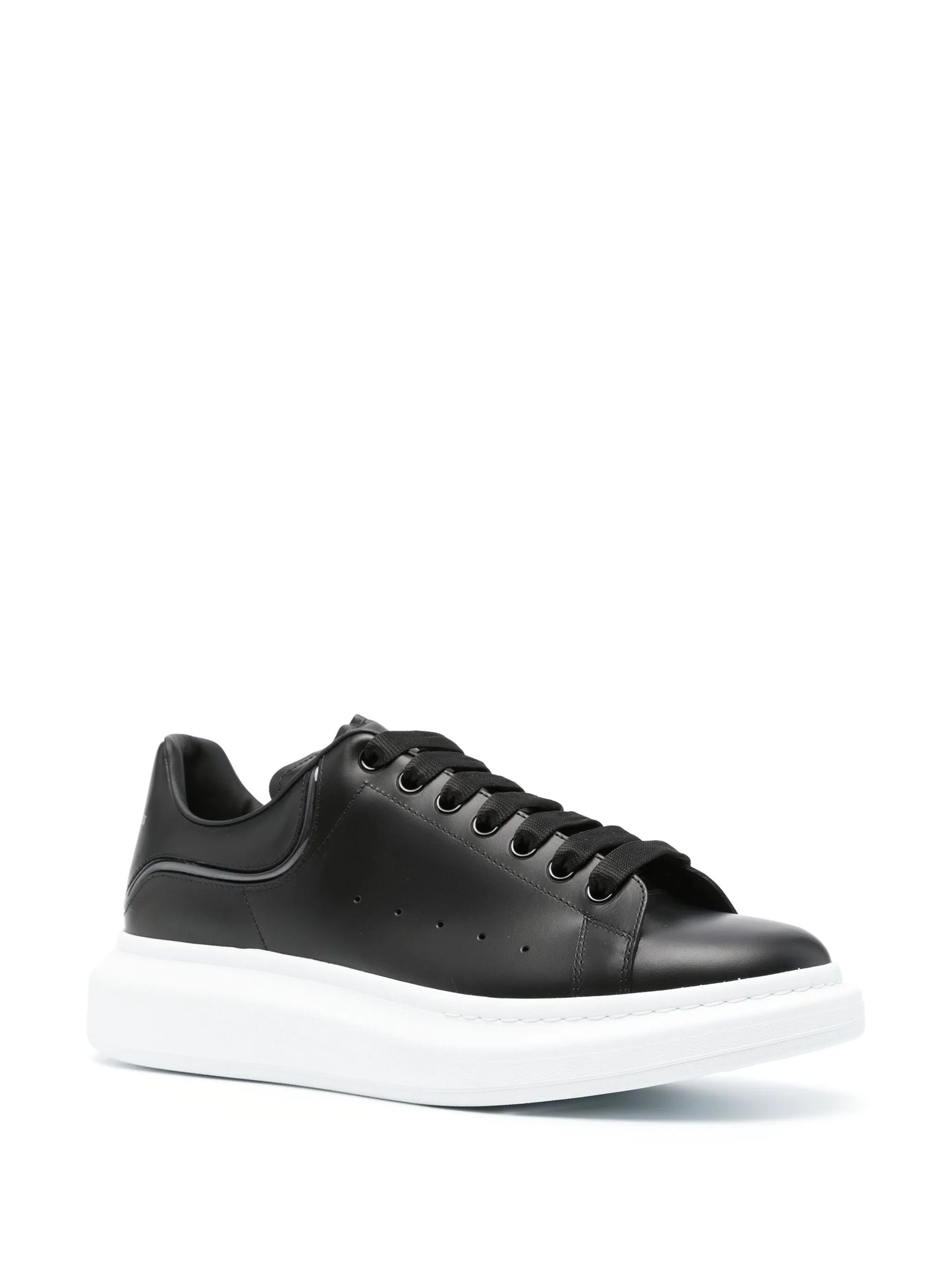 Oversized leather sneakers