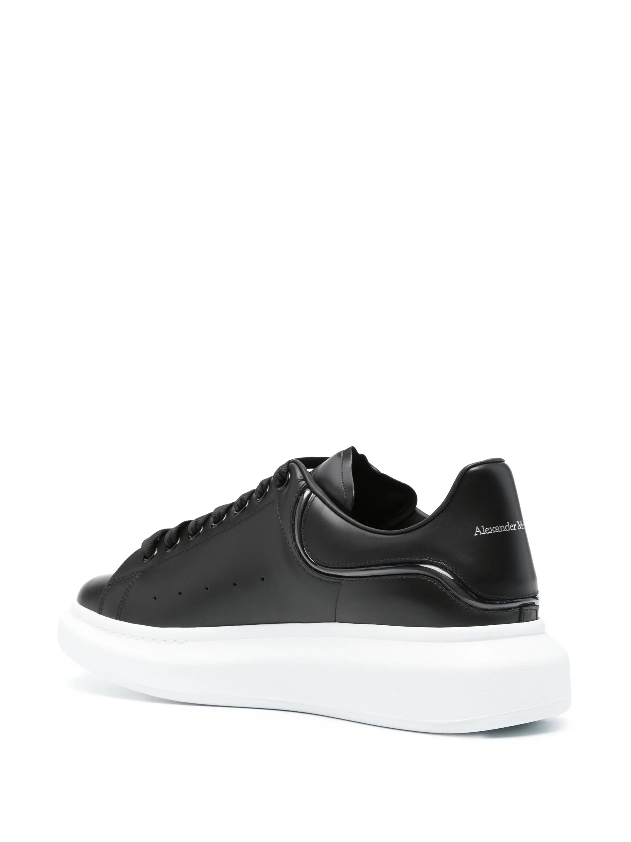 Oversized leather sneakers