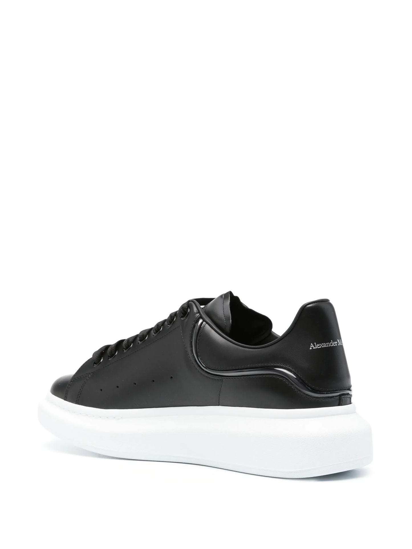 Oversized leather sneakers