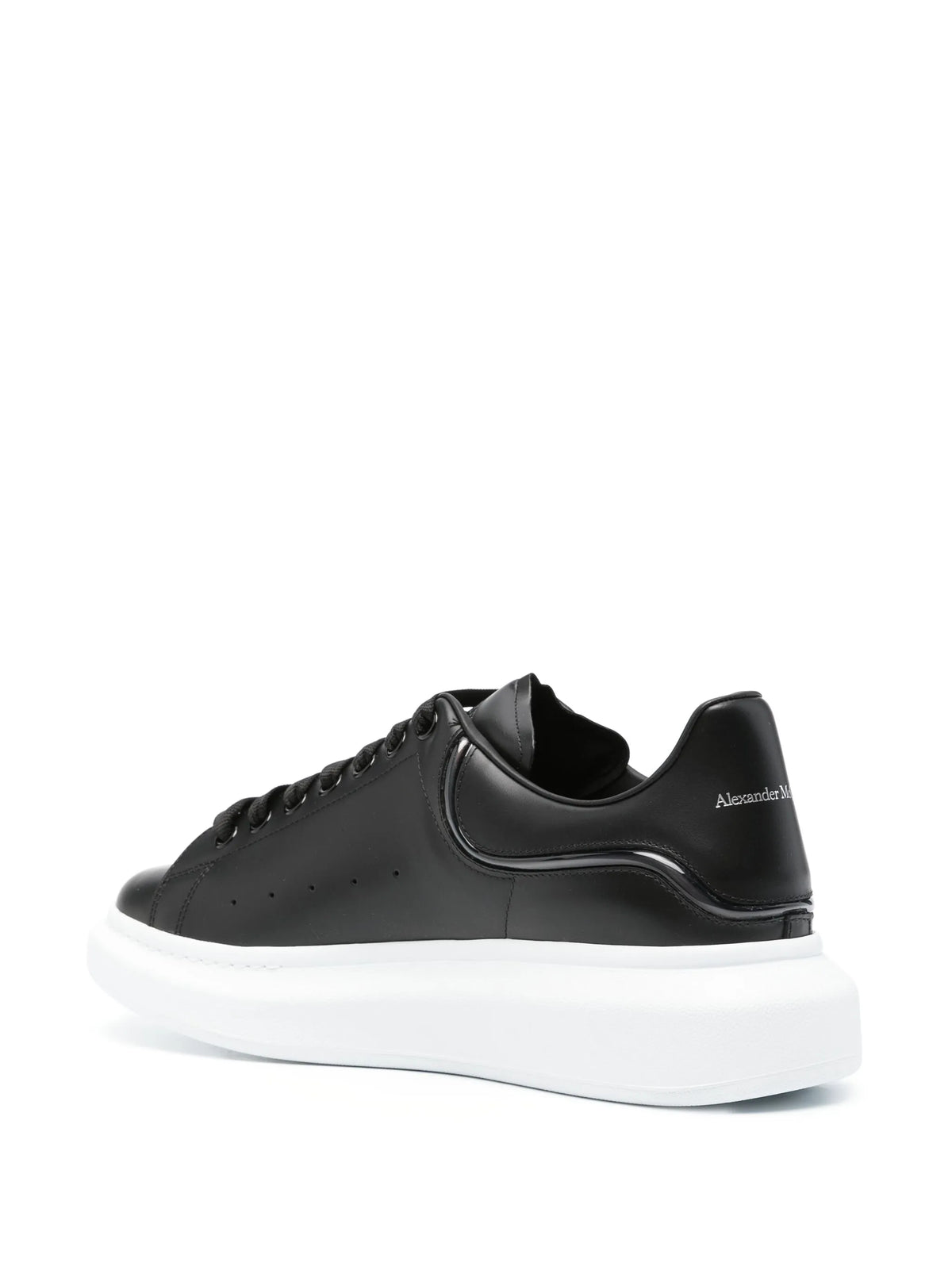 Oversized leather sneakers