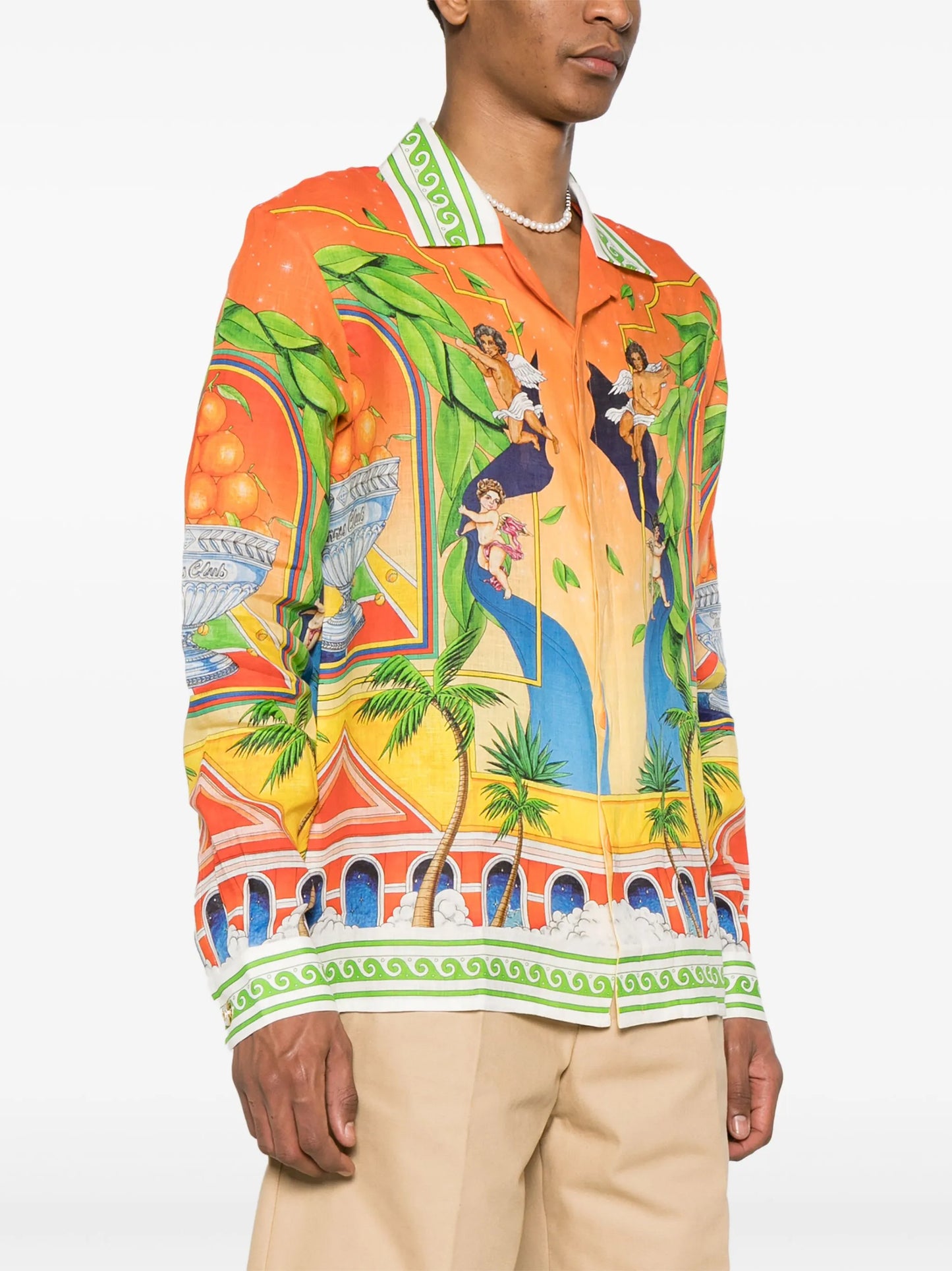 Trophy linen shirt
