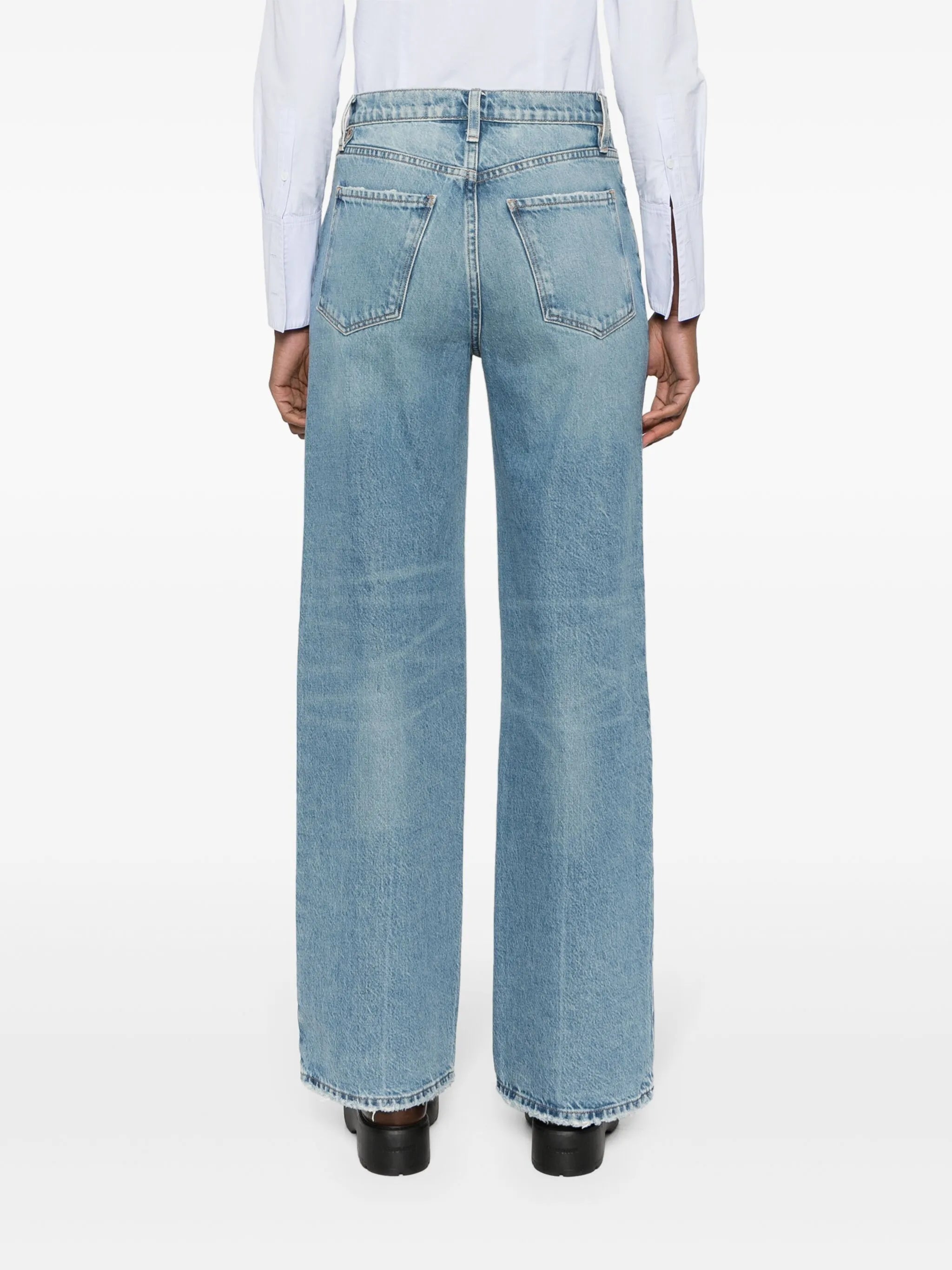 Le Jane high-rise wide-leg jeans