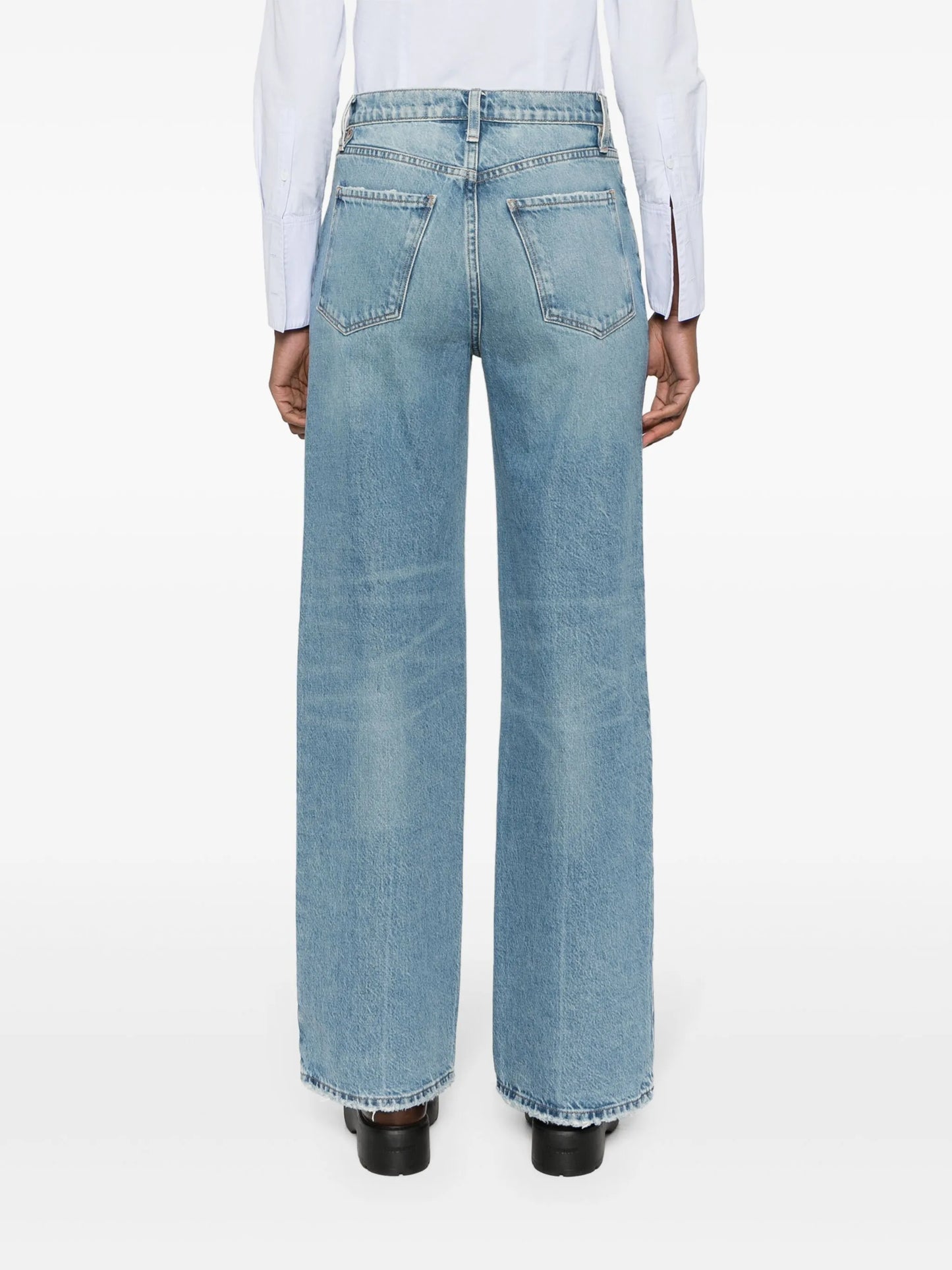 Le Jane high-rise wide-leg jeans