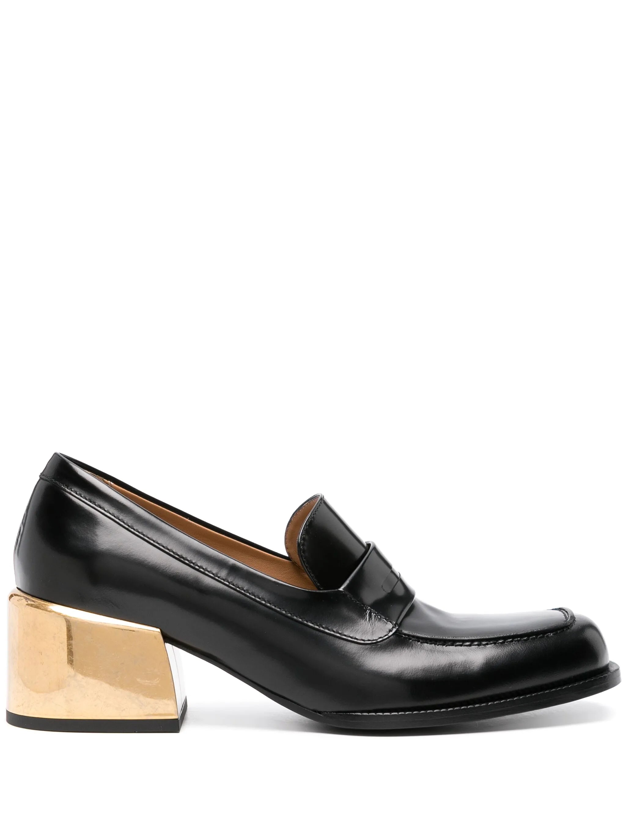 55mm leather loafers