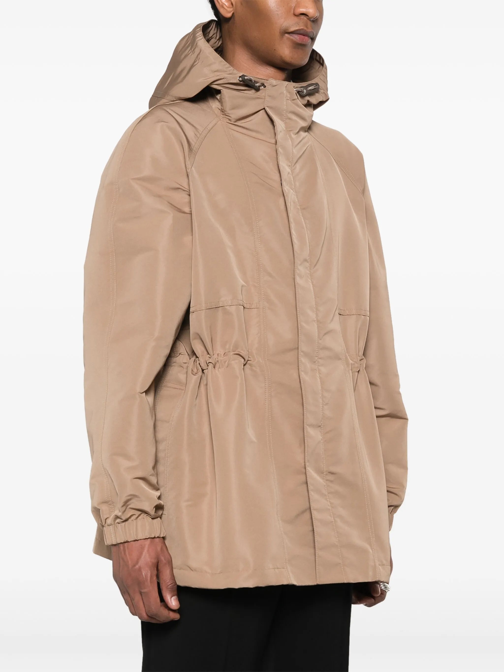 lightweight hooded parka