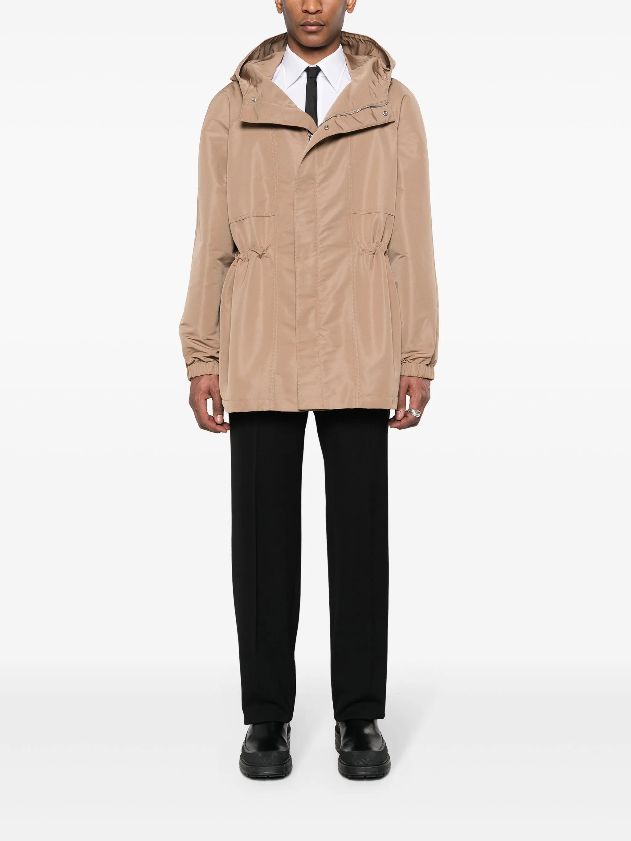 lightweight hooded parka