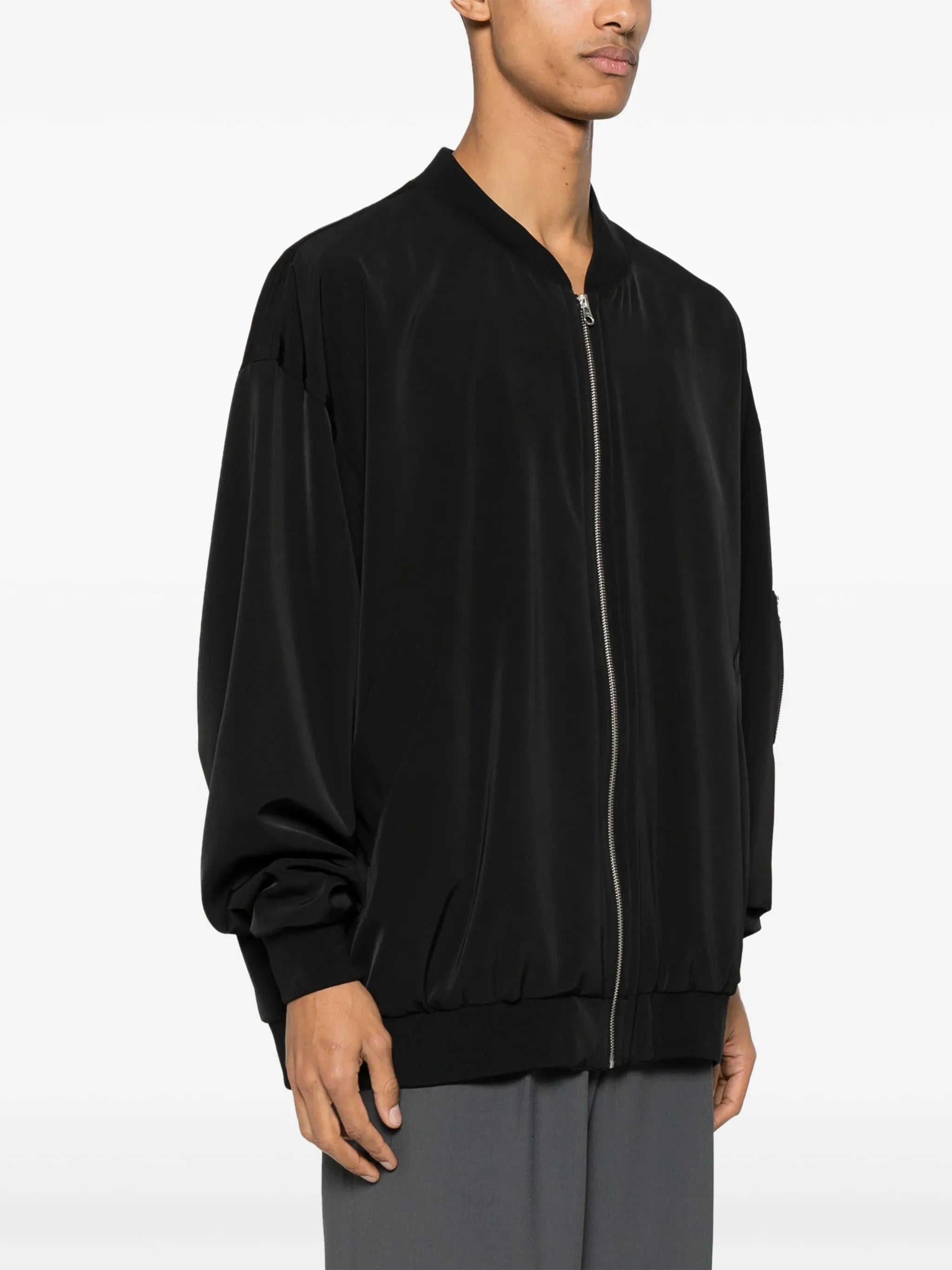 Twill bomber jacket