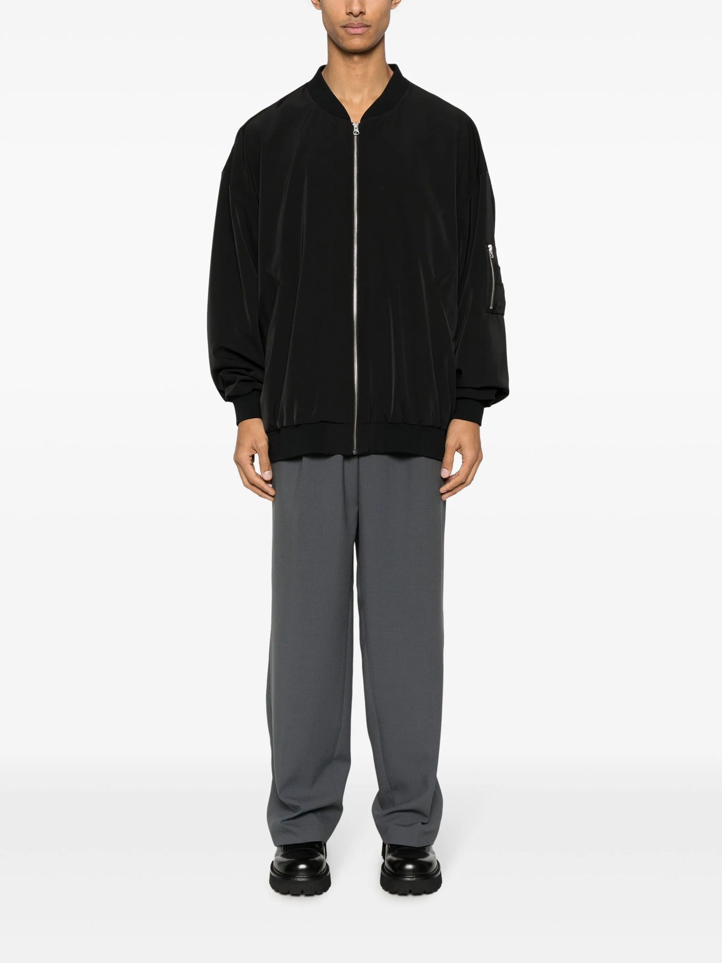 Twill bomber jacket