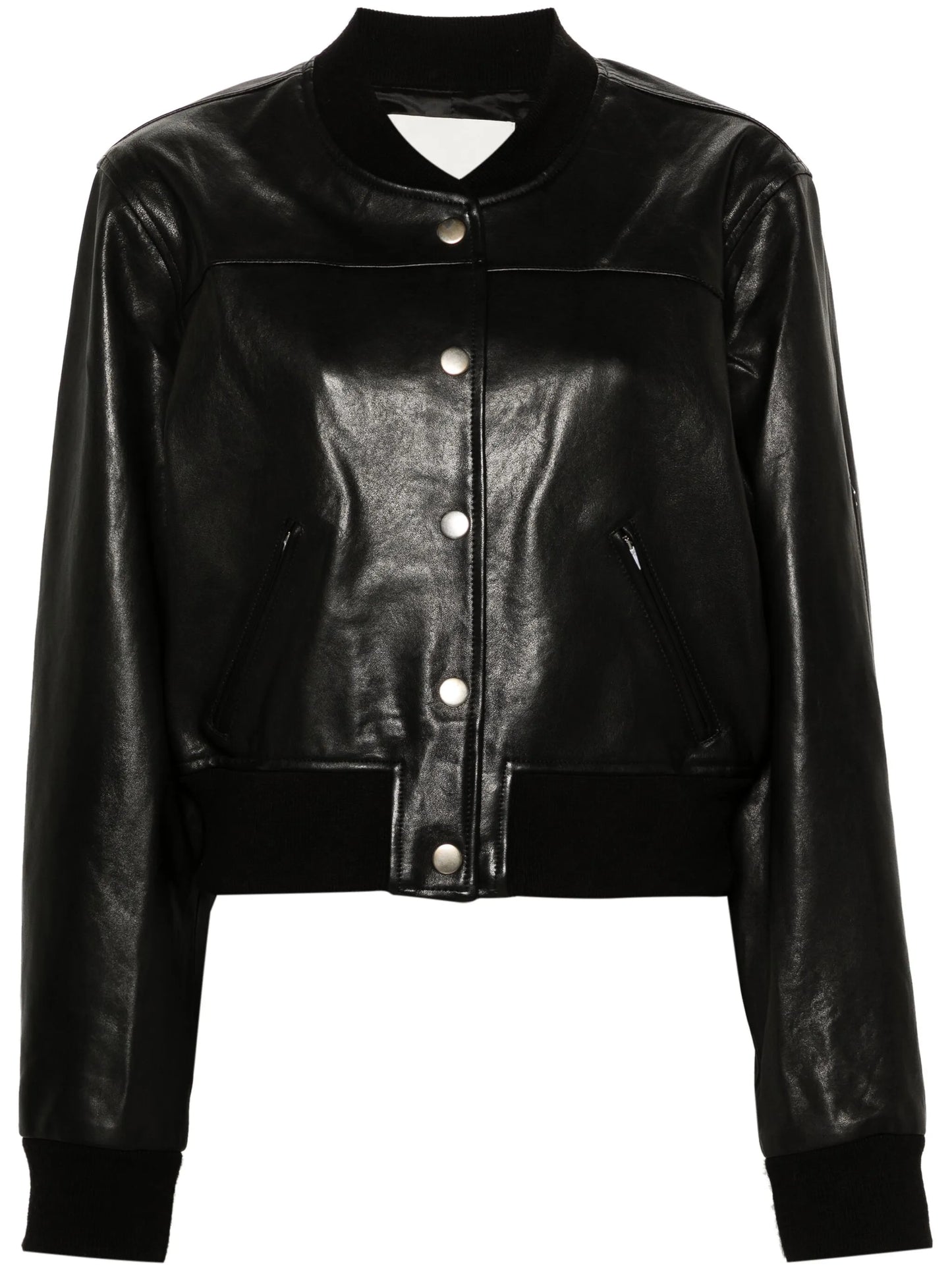Adriel leather bomber jacket