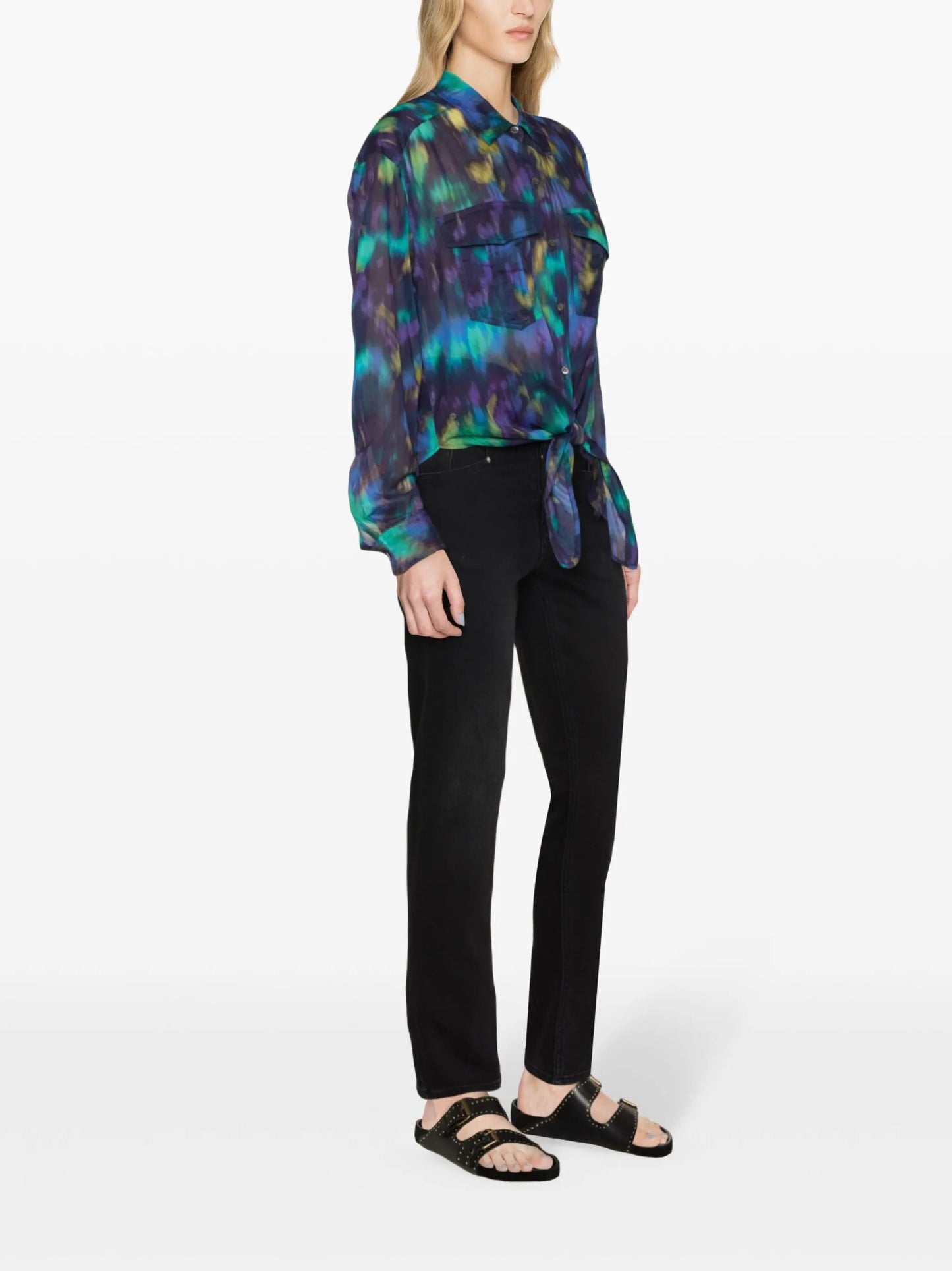 Nath tie-dye pattern shirt