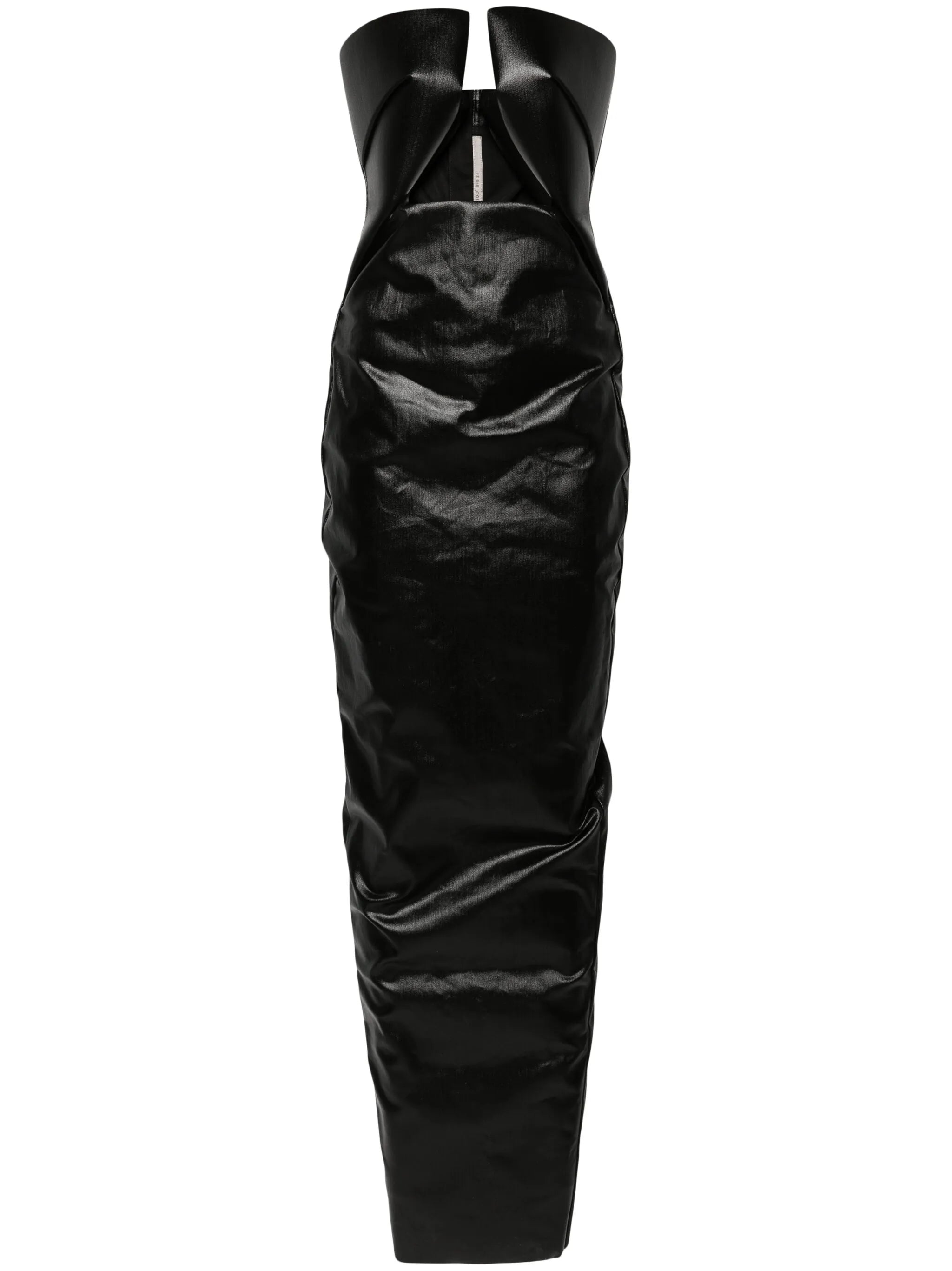 strapless cut-out maxi dress