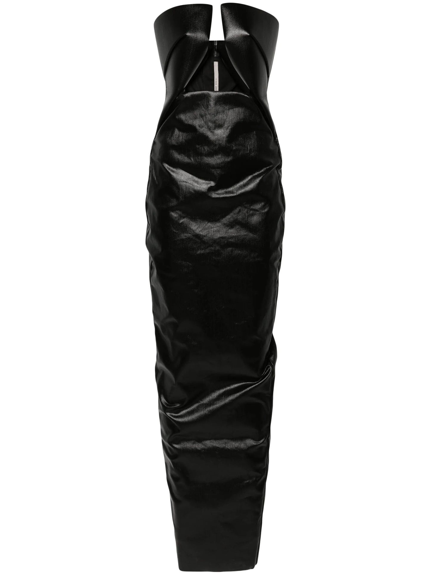 strapless cut-out maxi dress