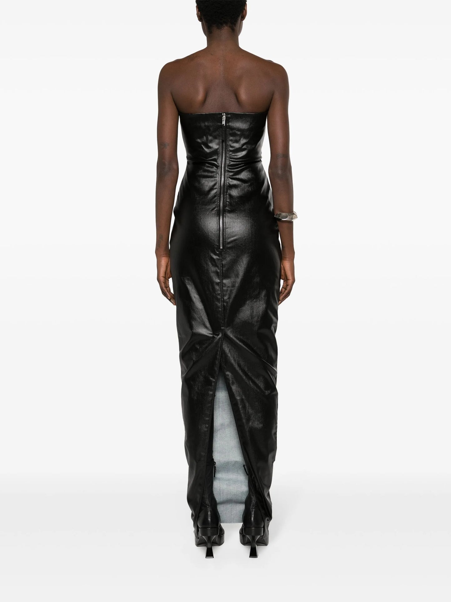 strapless cut-out maxi dress