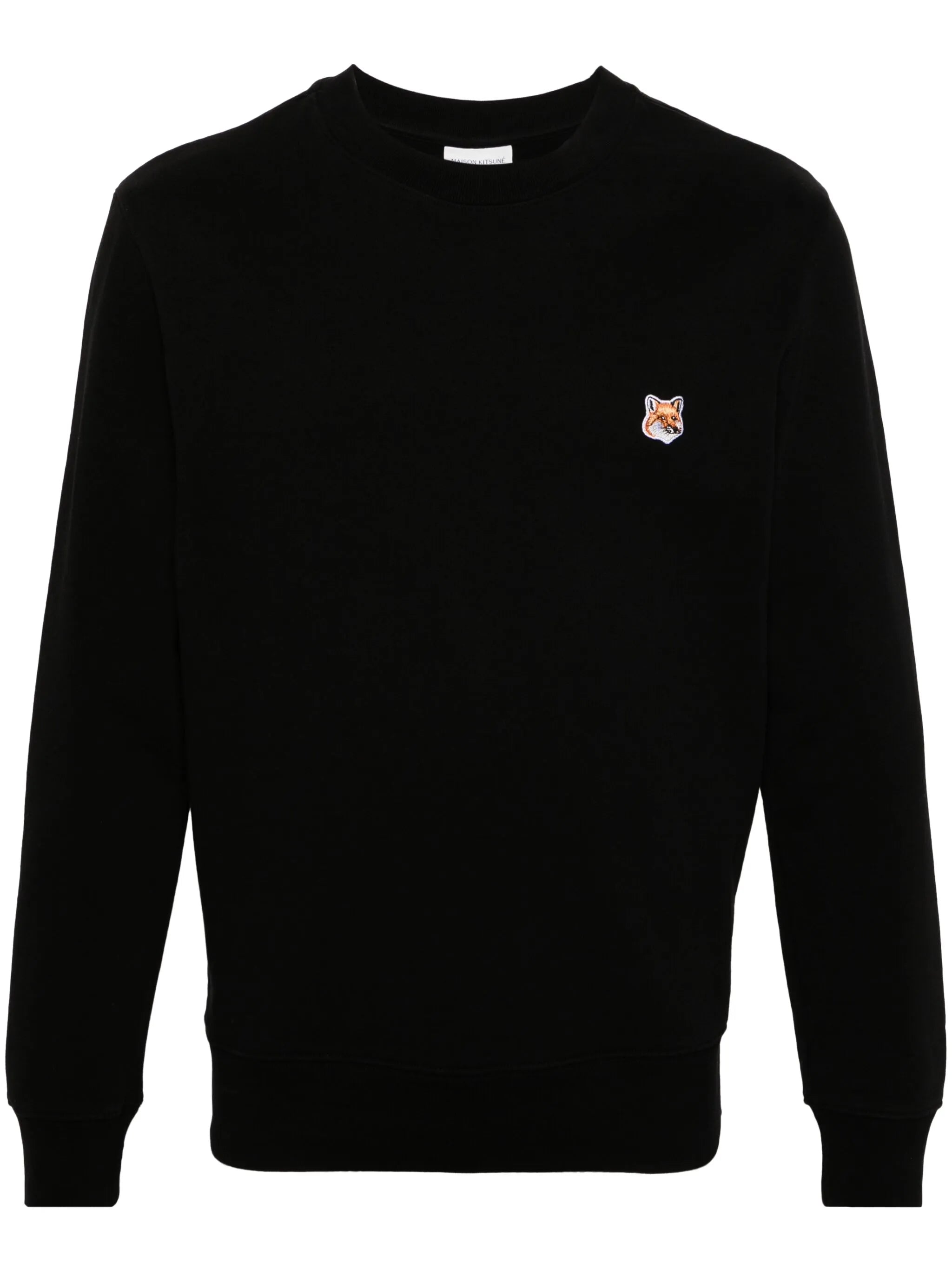 Fox-patch cotton sweatshirt