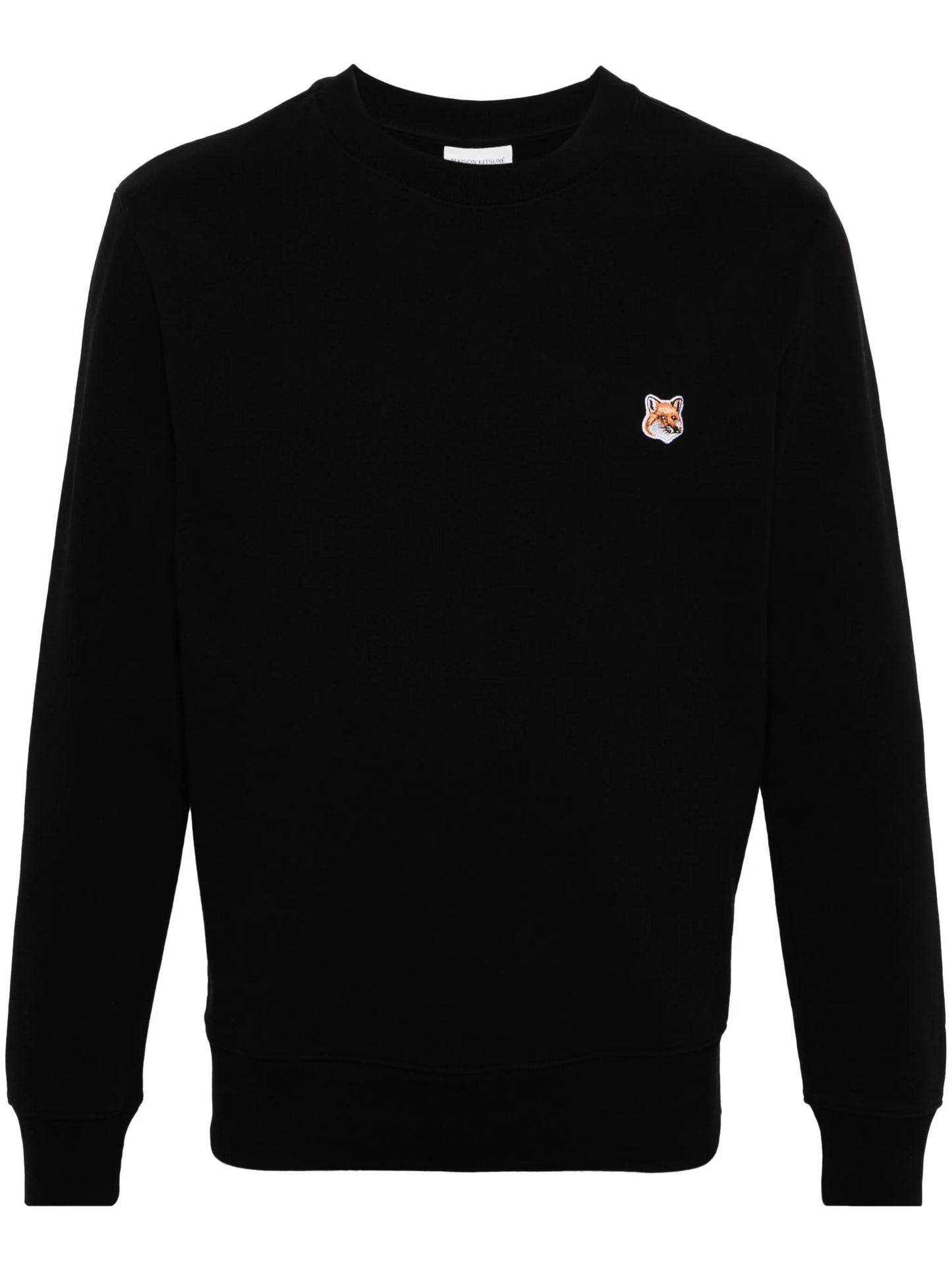Fox-patch cotton sweatshirt