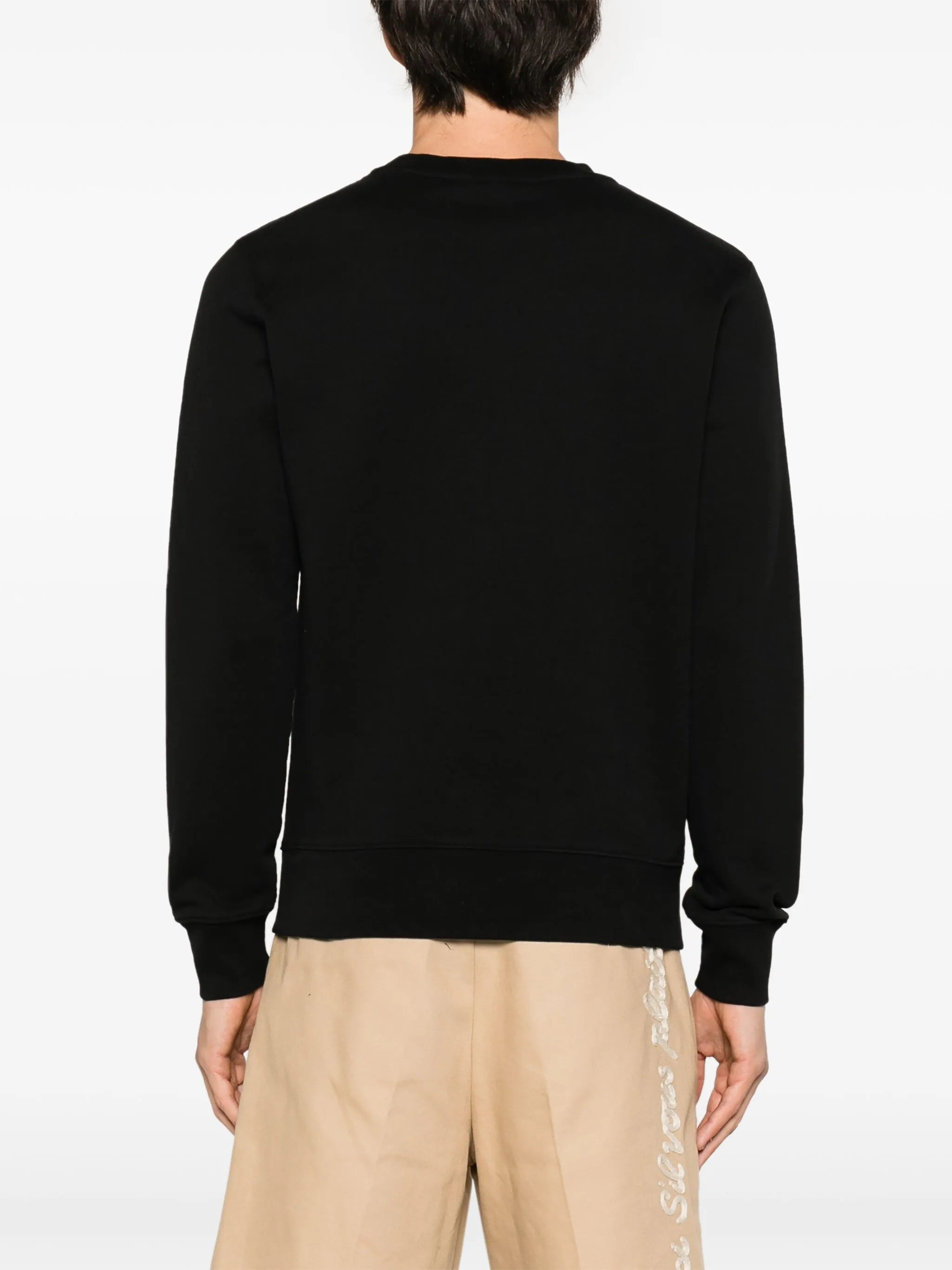 Fox-patch cotton sweatshirt
