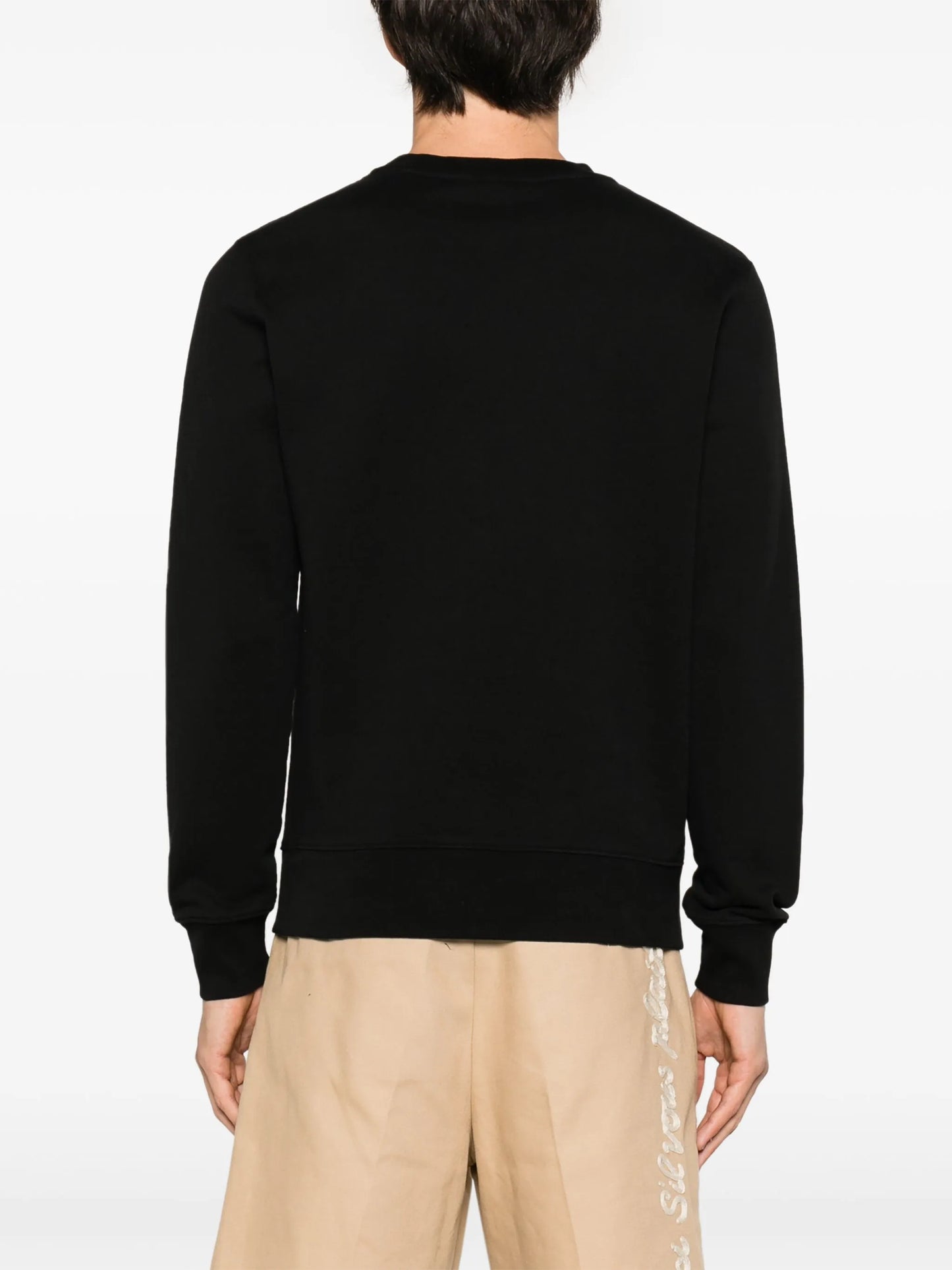 Fox-patch cotton sweatshirt