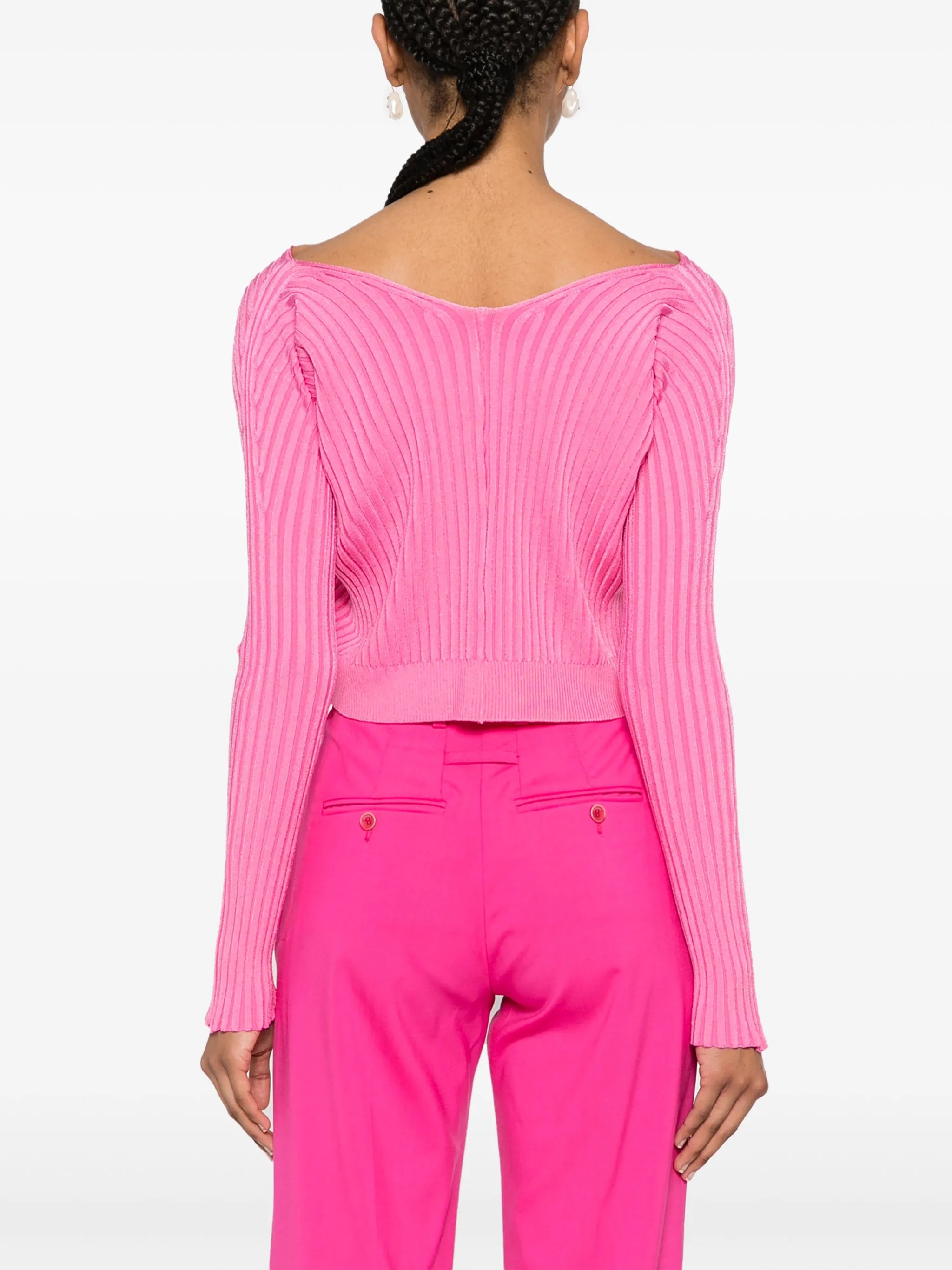 La Maille Pralù Longue knitted cardigan