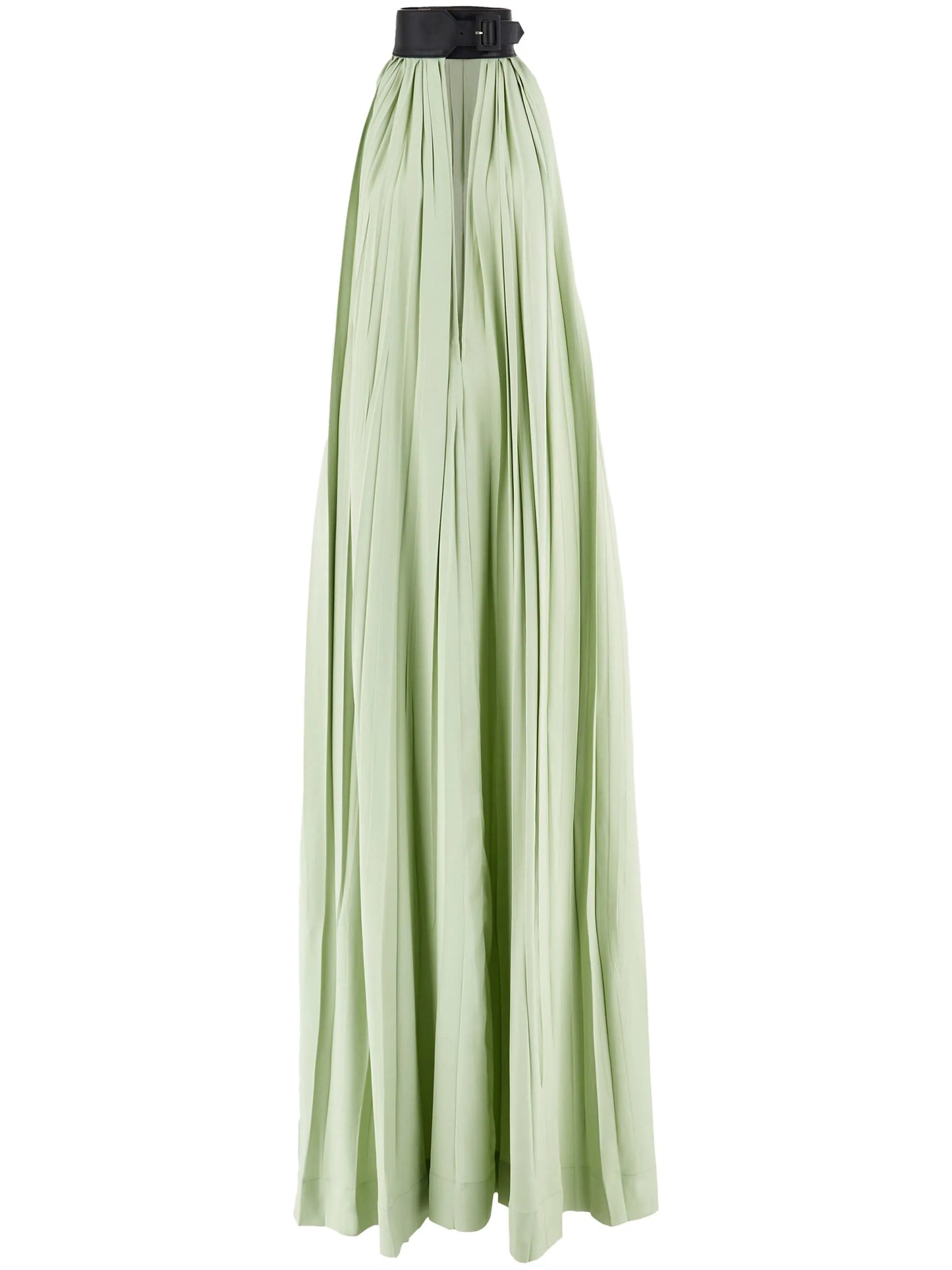 collar-detailed maxi dress