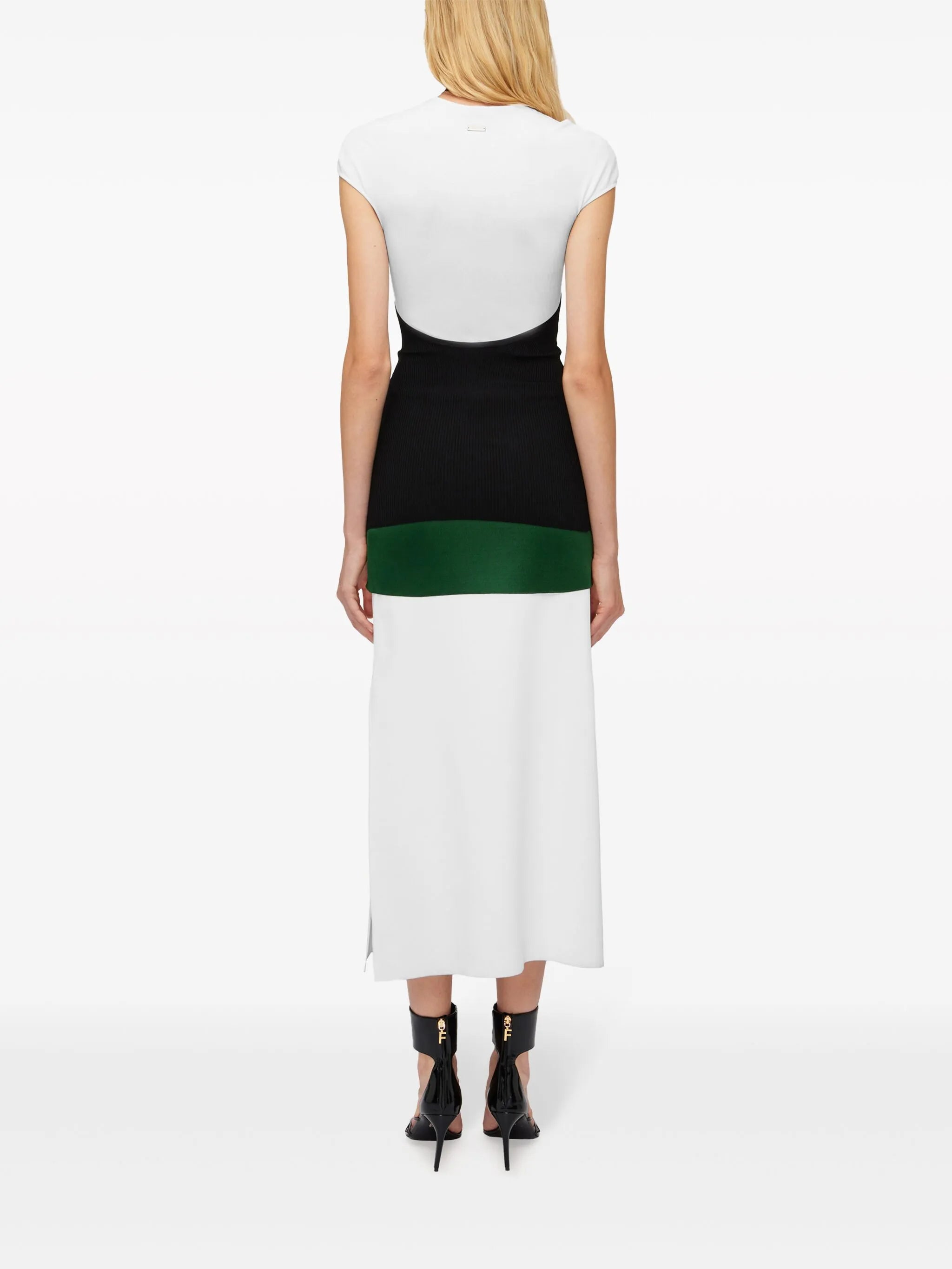 layered midi dress