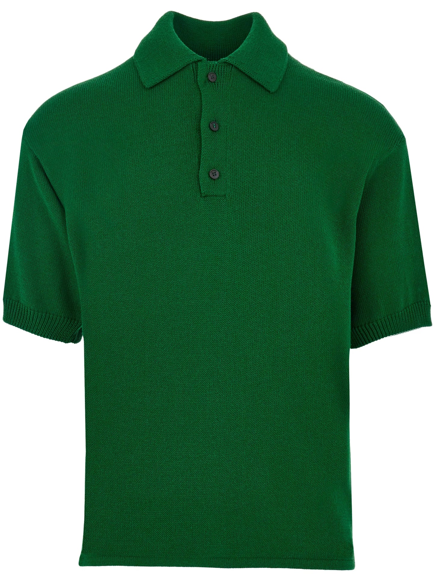 knitted polo shirt