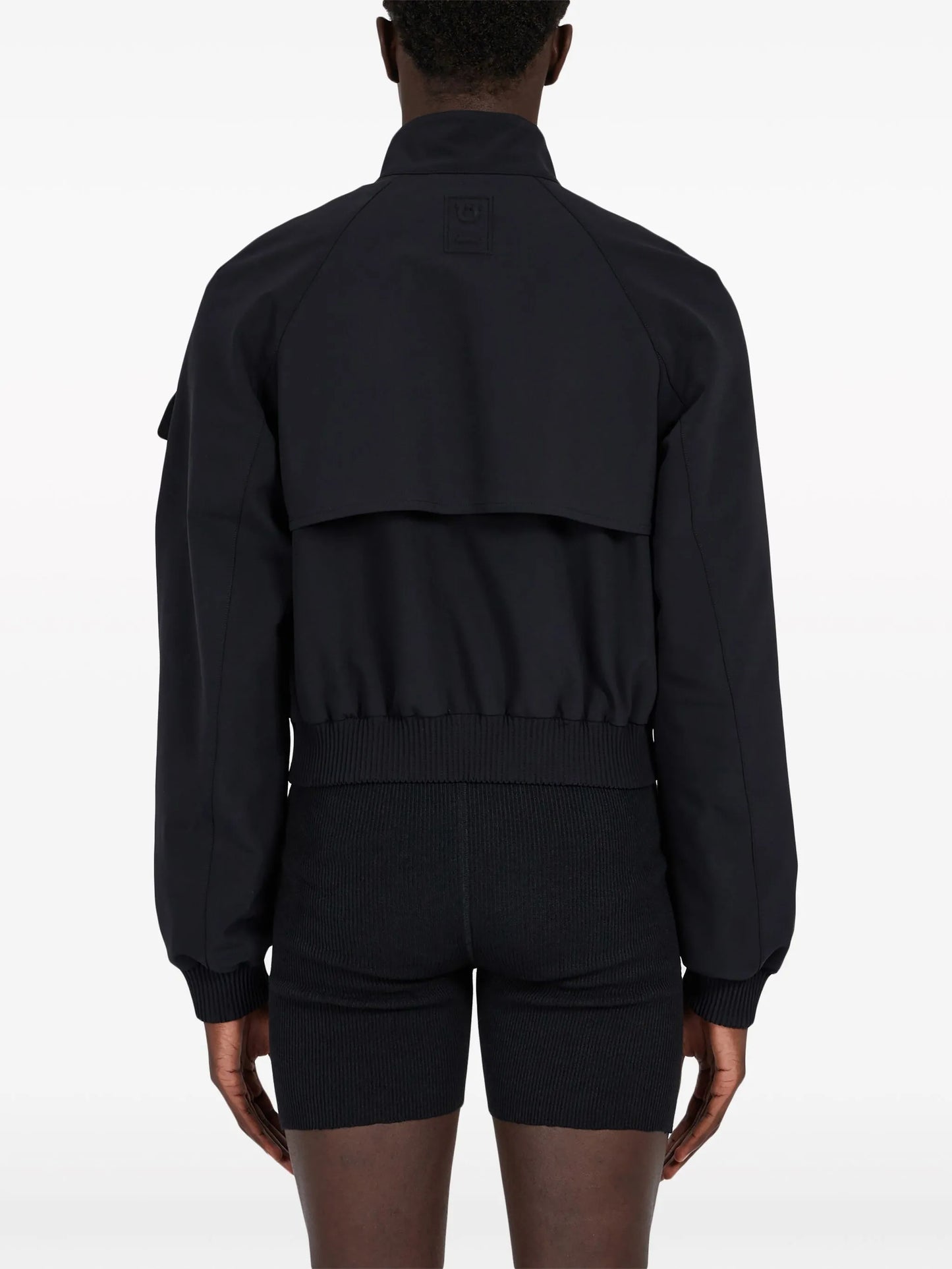 cropped bomber jacket