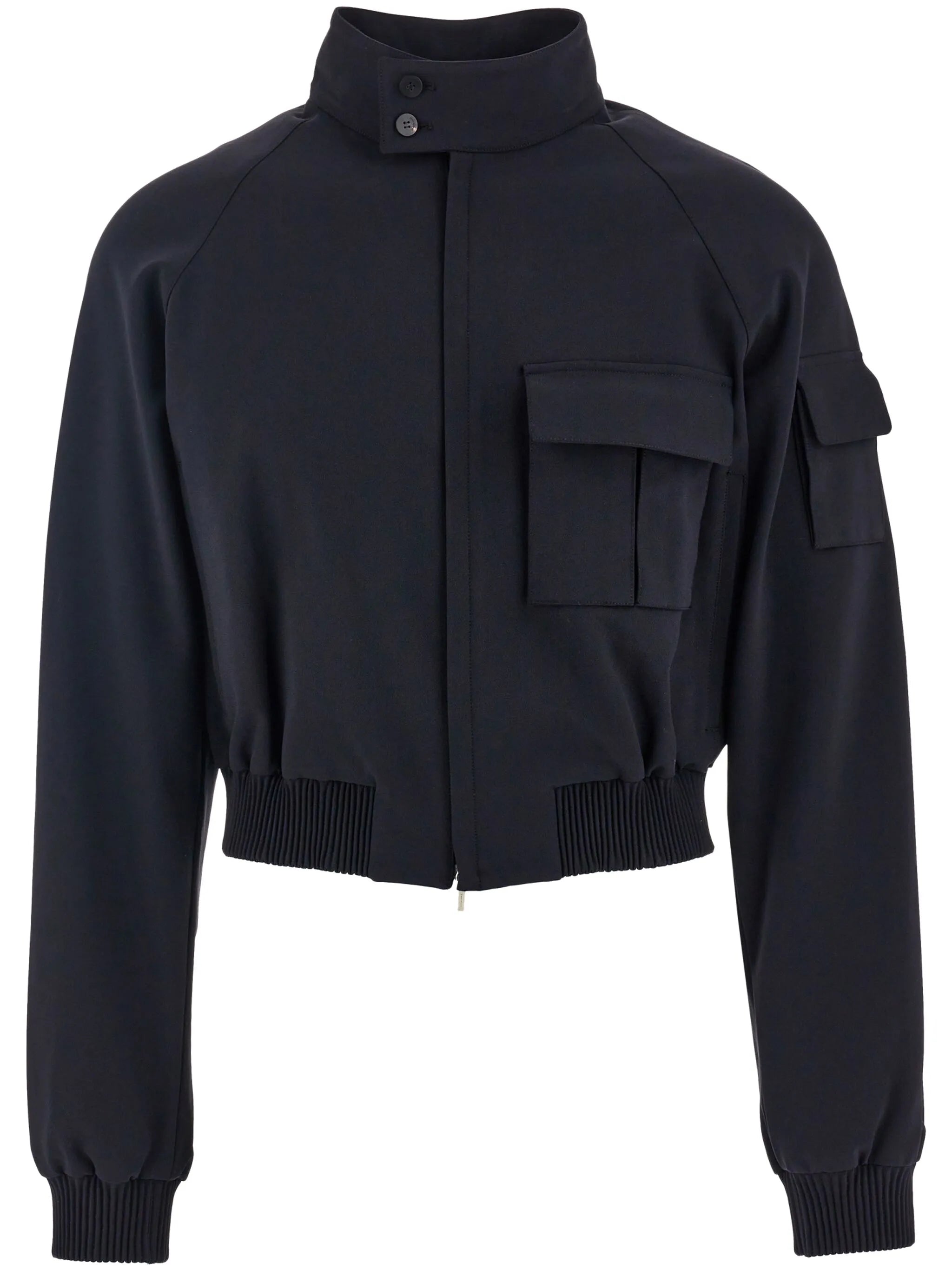 cropped bomber jacket