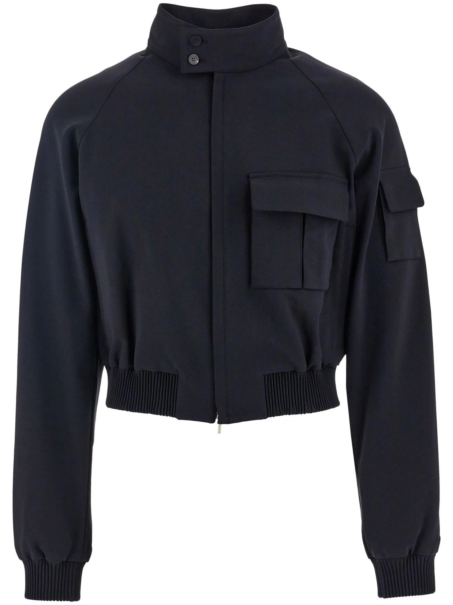 cropped bomber jacket