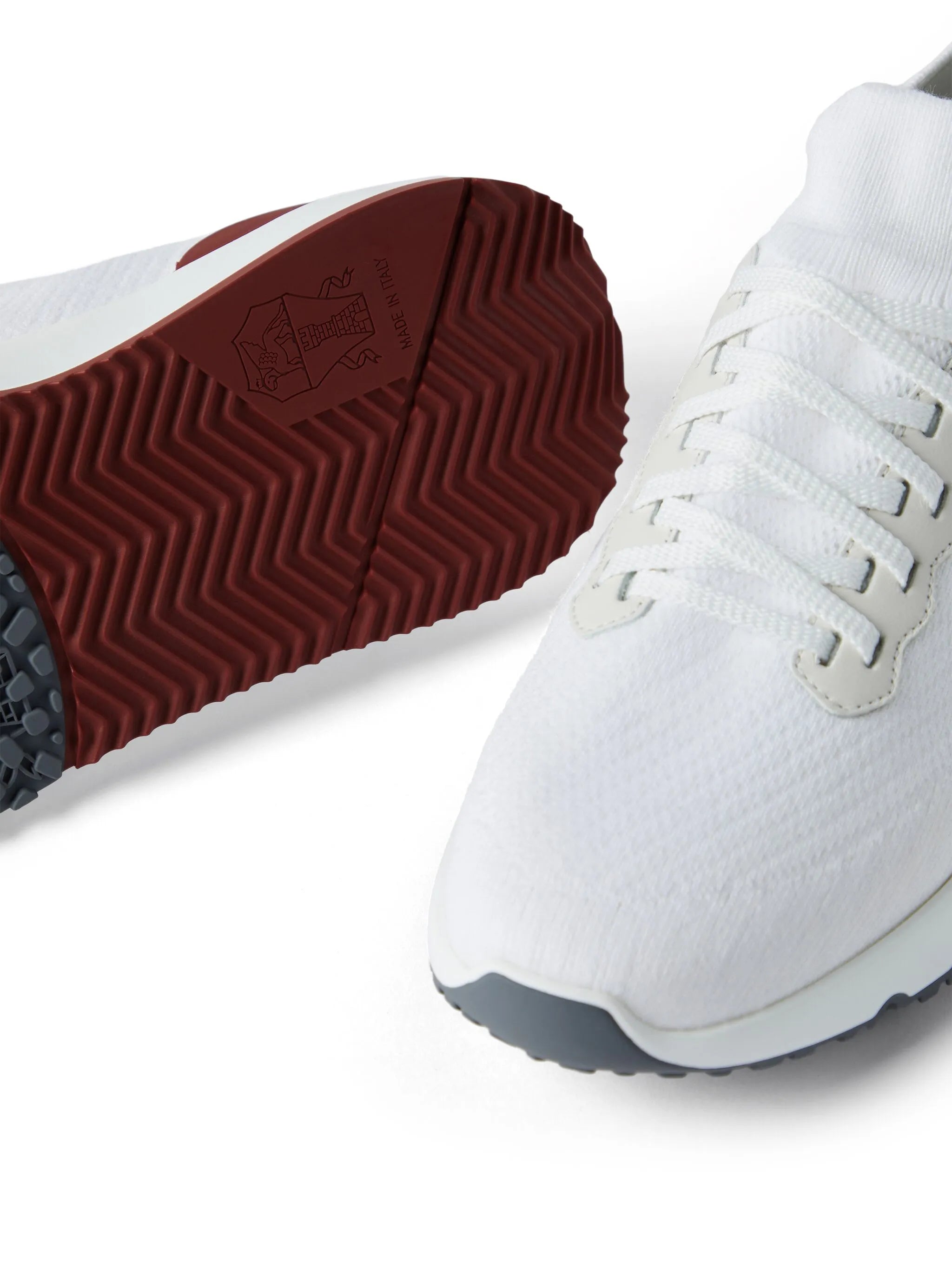 knitted low-top sneakers