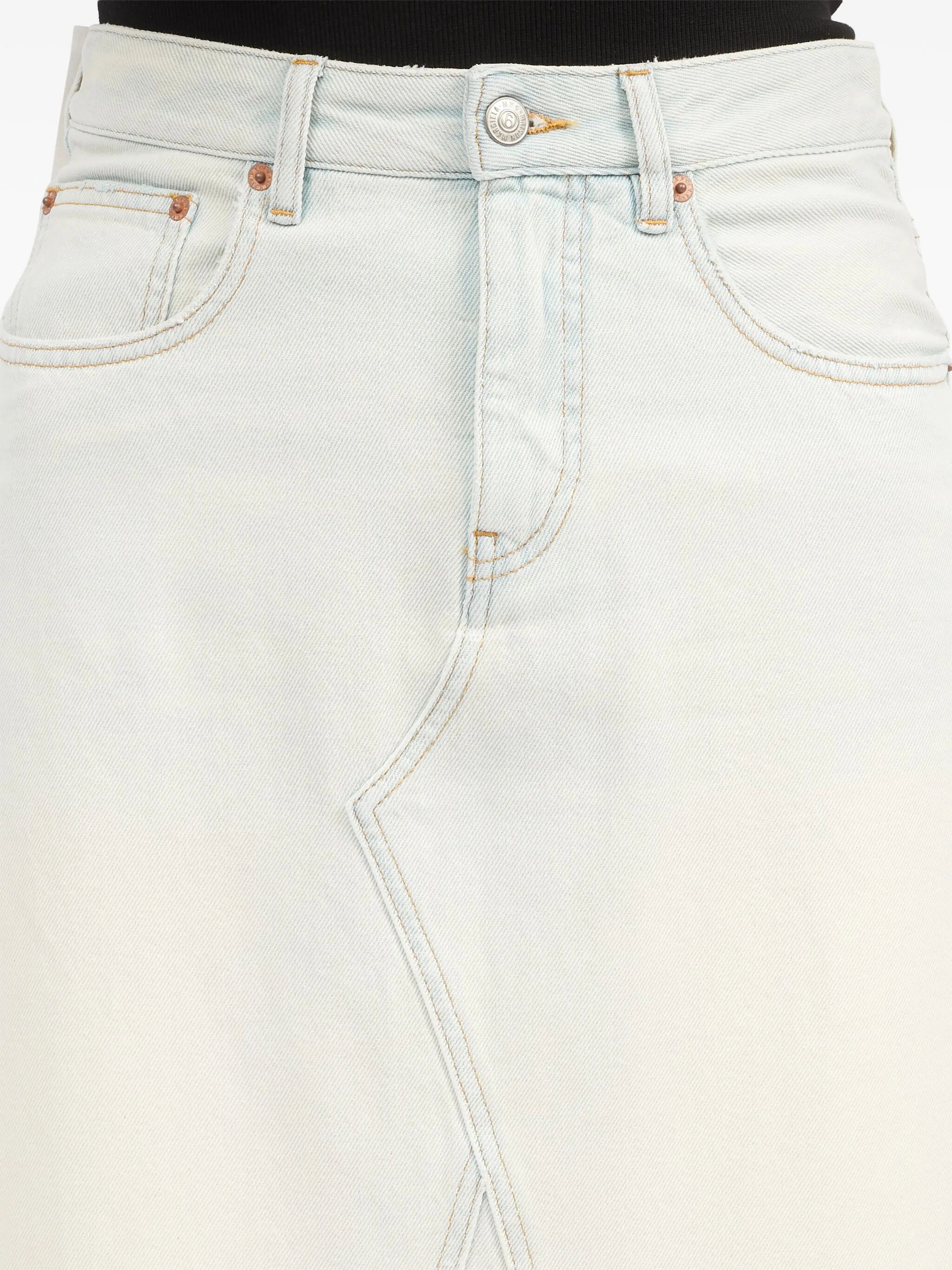 denim maxi skirt