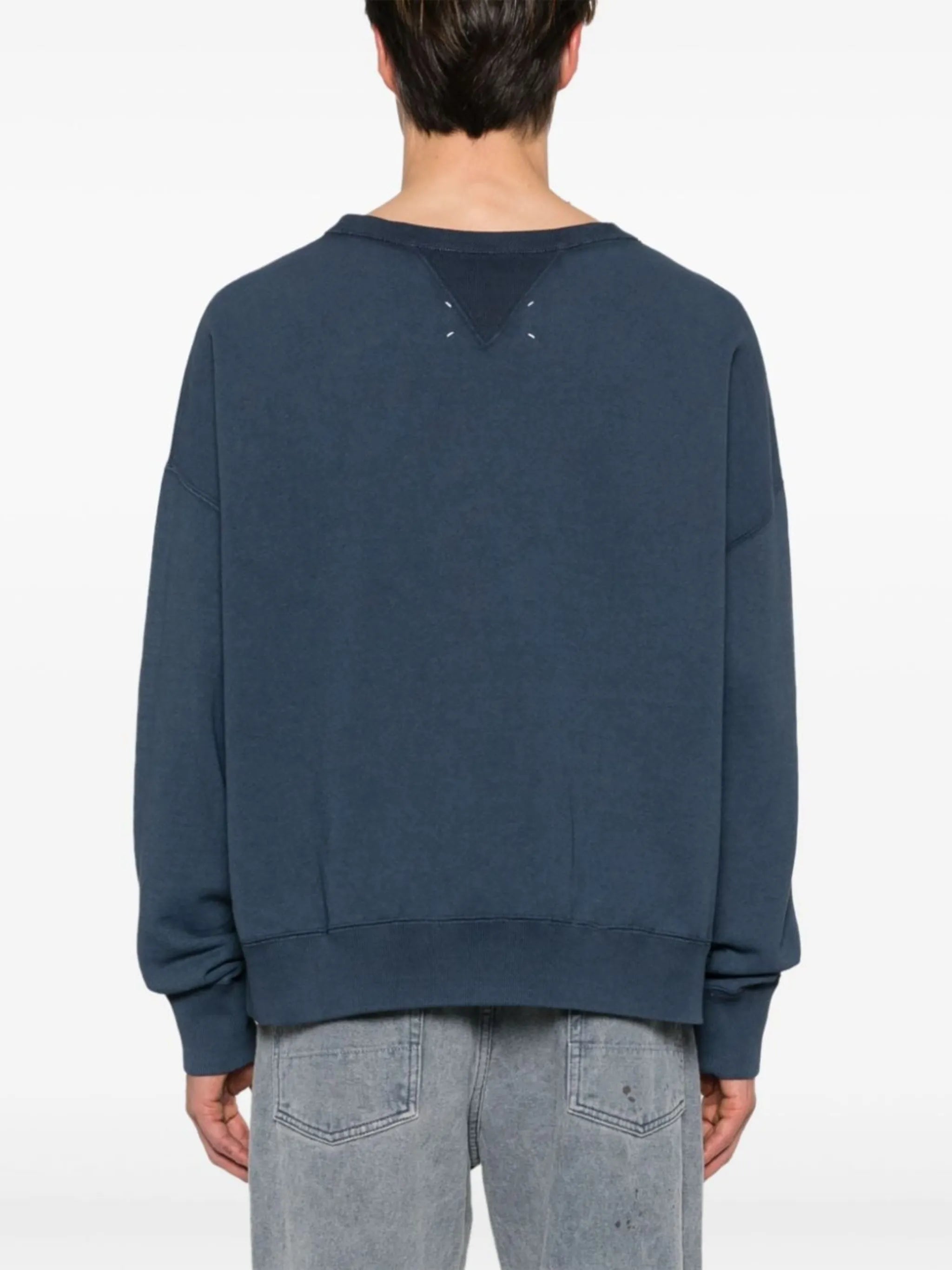 Reverse cotton sweatshirt